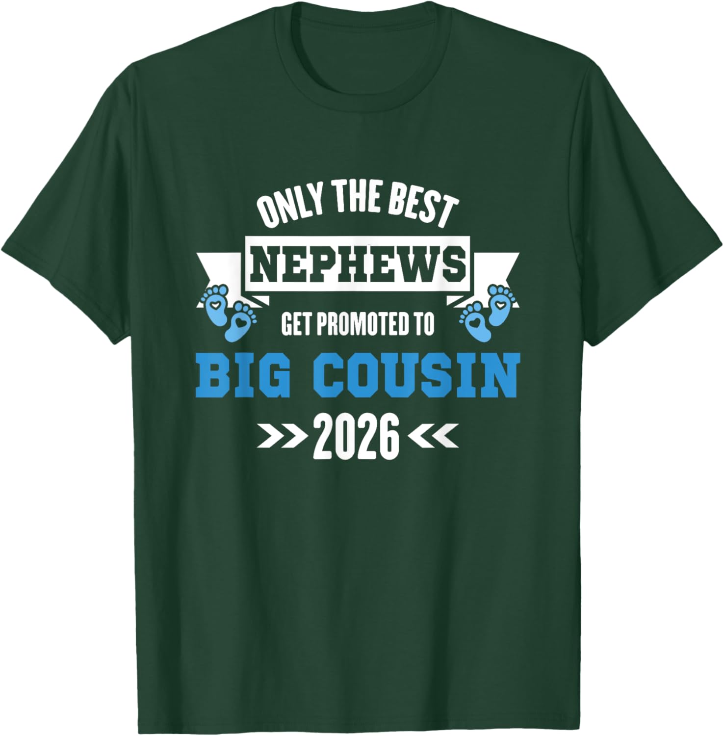 Best Nephew Big Cousin T-Shirt Est 2026 Perfect Gift for Family - 14