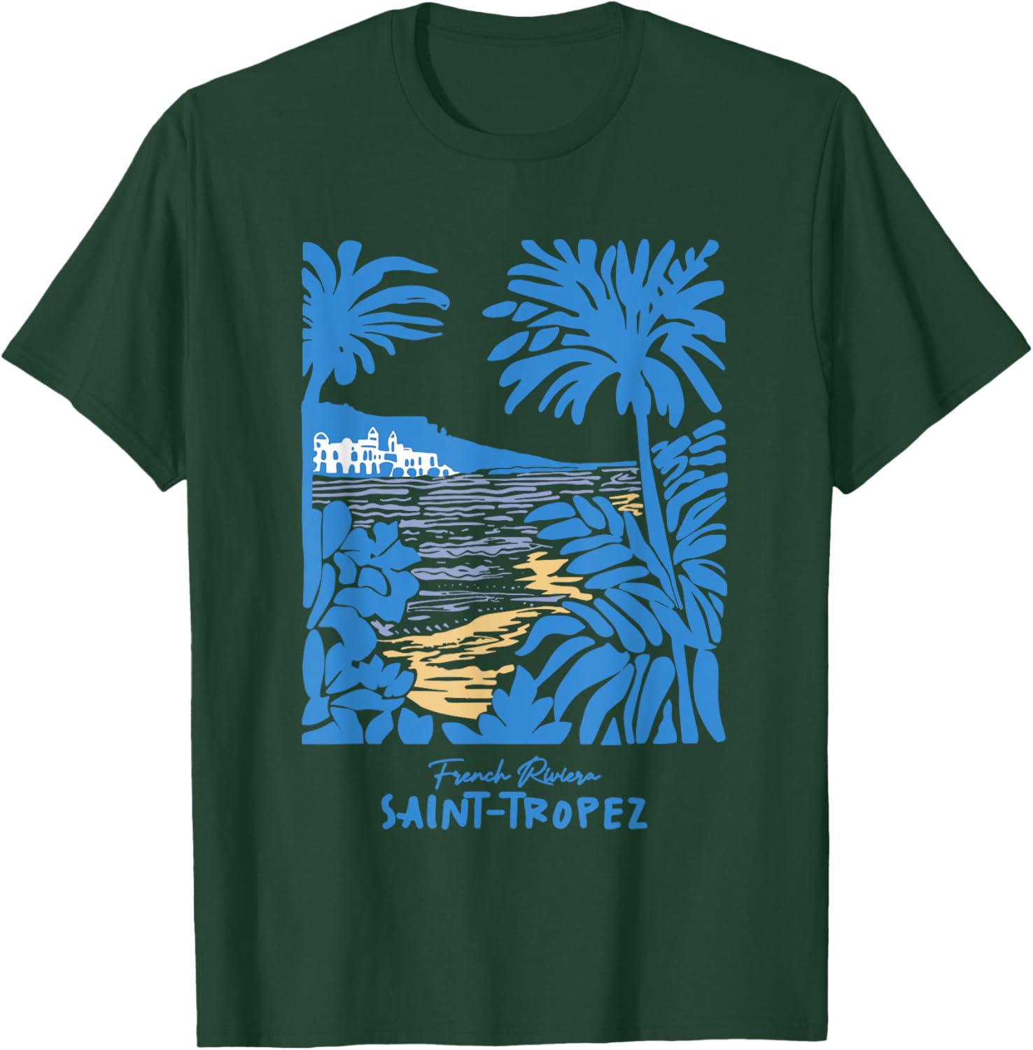 Saint Tropez French Riviera Vacation T-Shirt for Trendy Style Lovers - 5