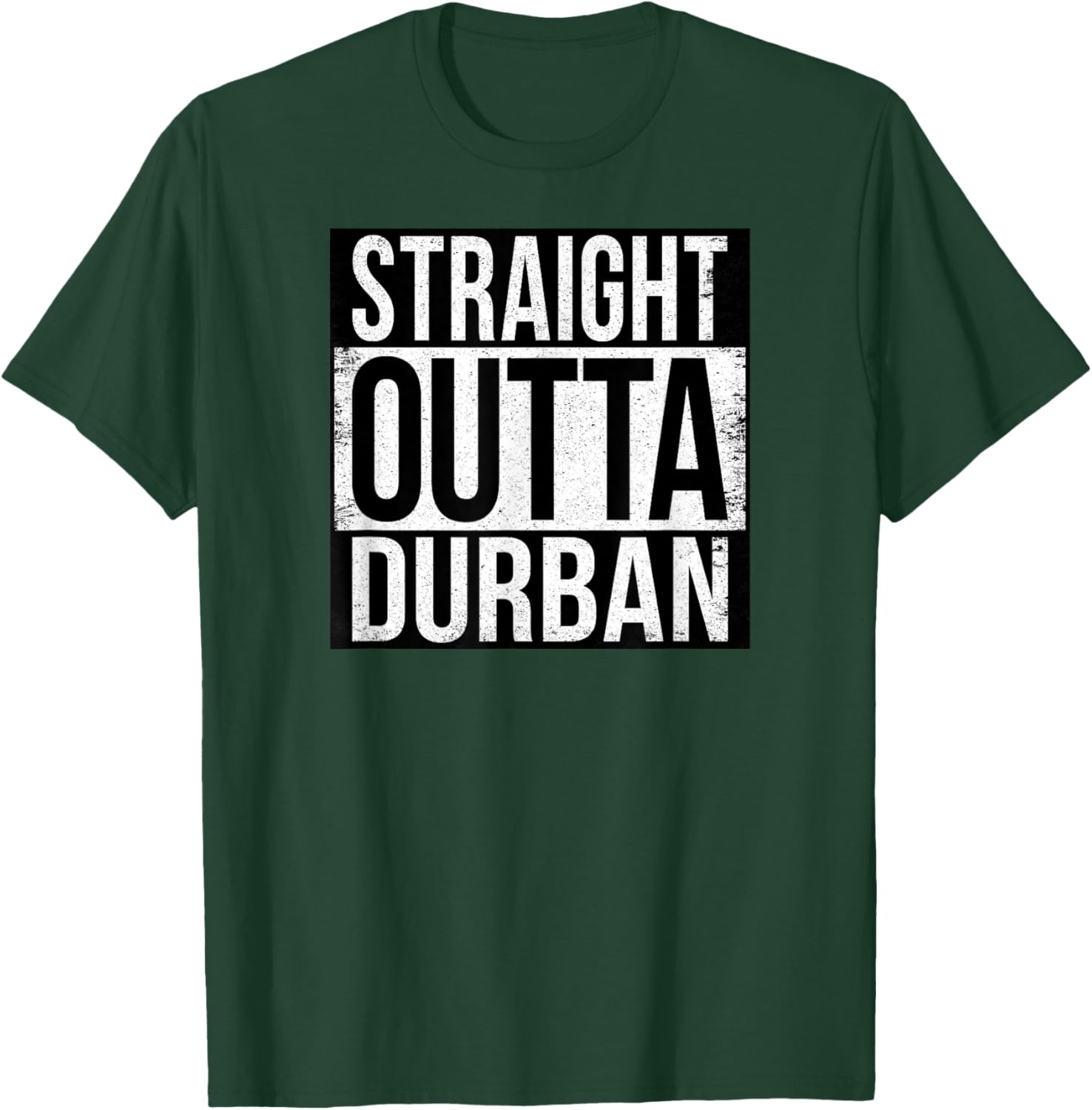 Straight Outta Durban Graphic T-Shirt for Trendy Casual Style - 13