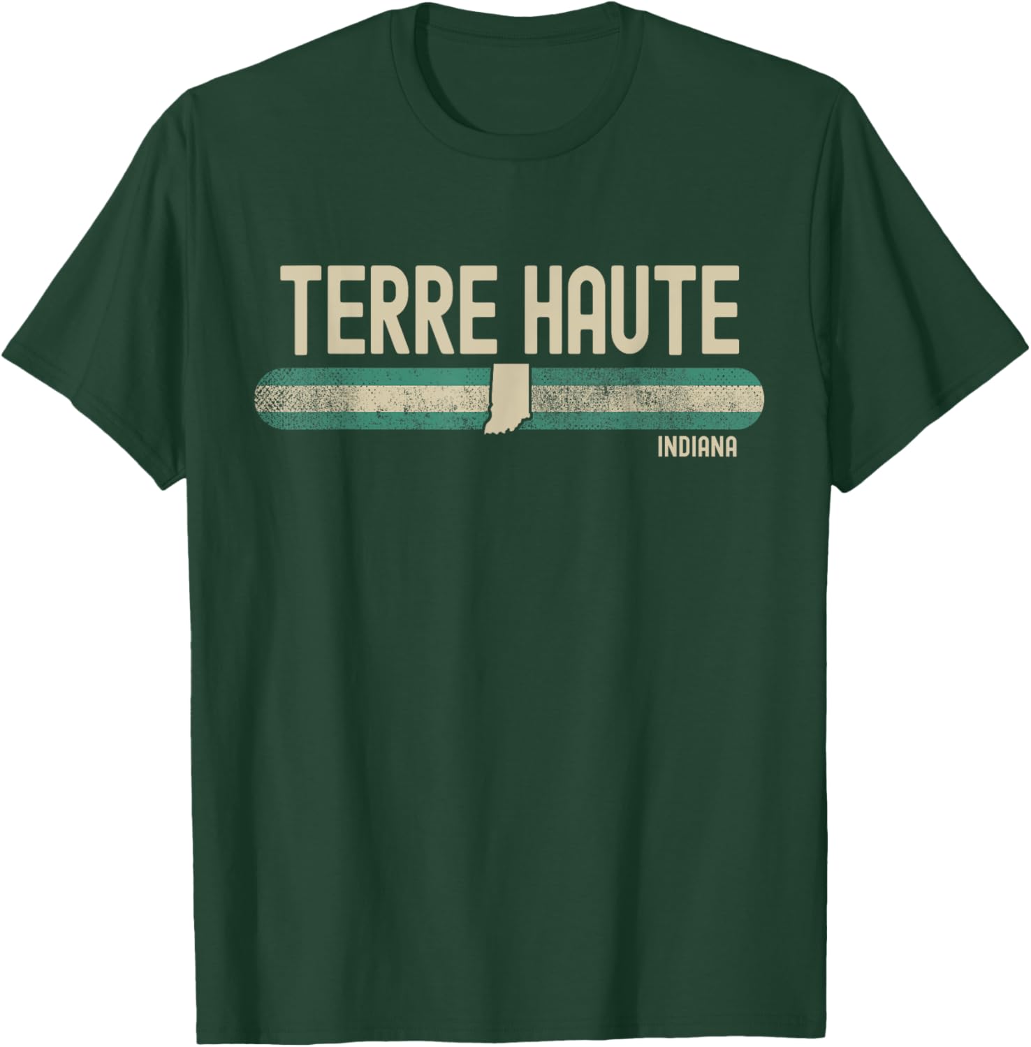 Terre Haute Indiana 80s Style T-Shirt for Travel Lovers and Music Fans - 2