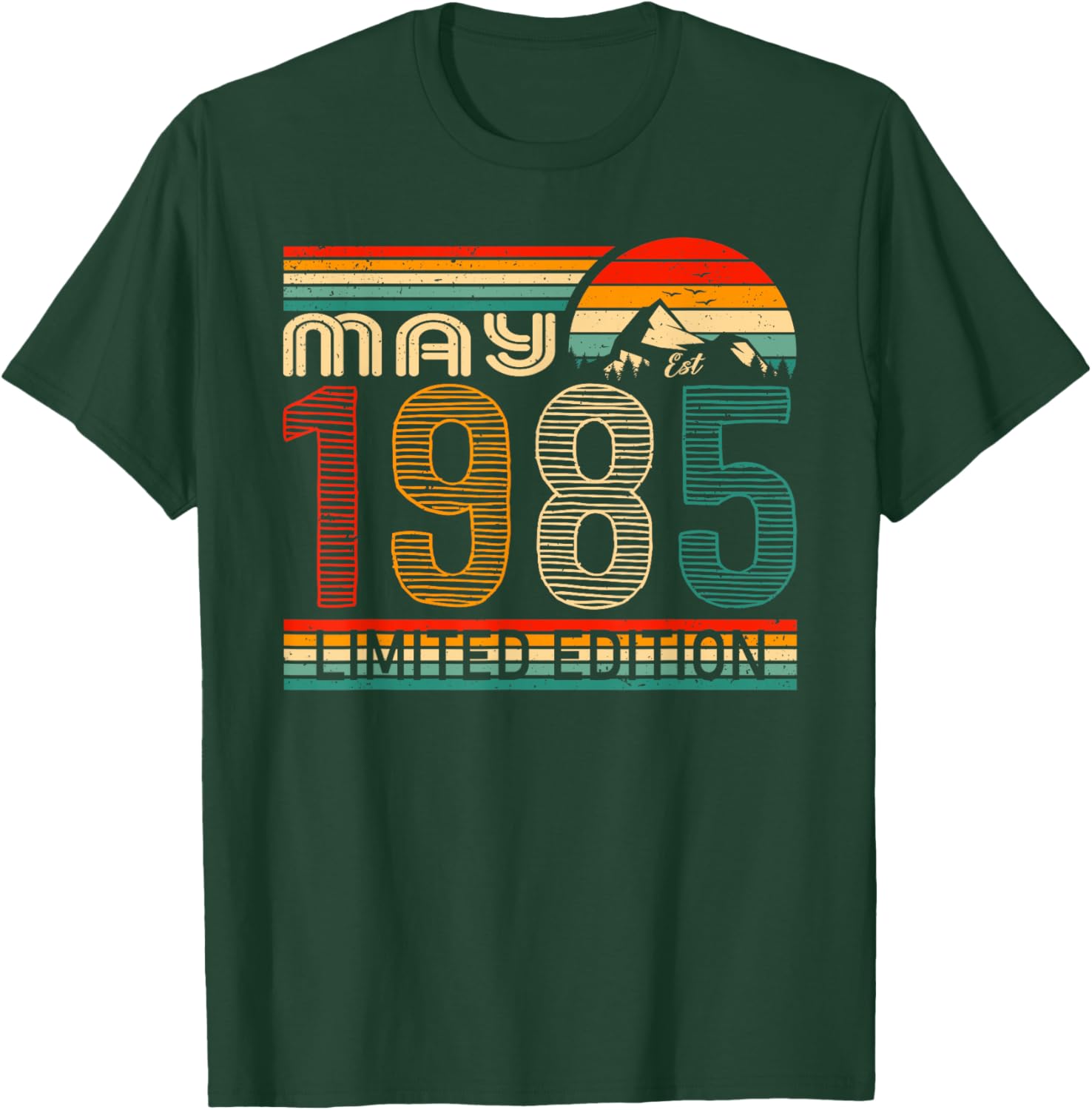 Classic 1985 Vintage Birthday T-Shirt May 1985 Limited Edition Gift - 19