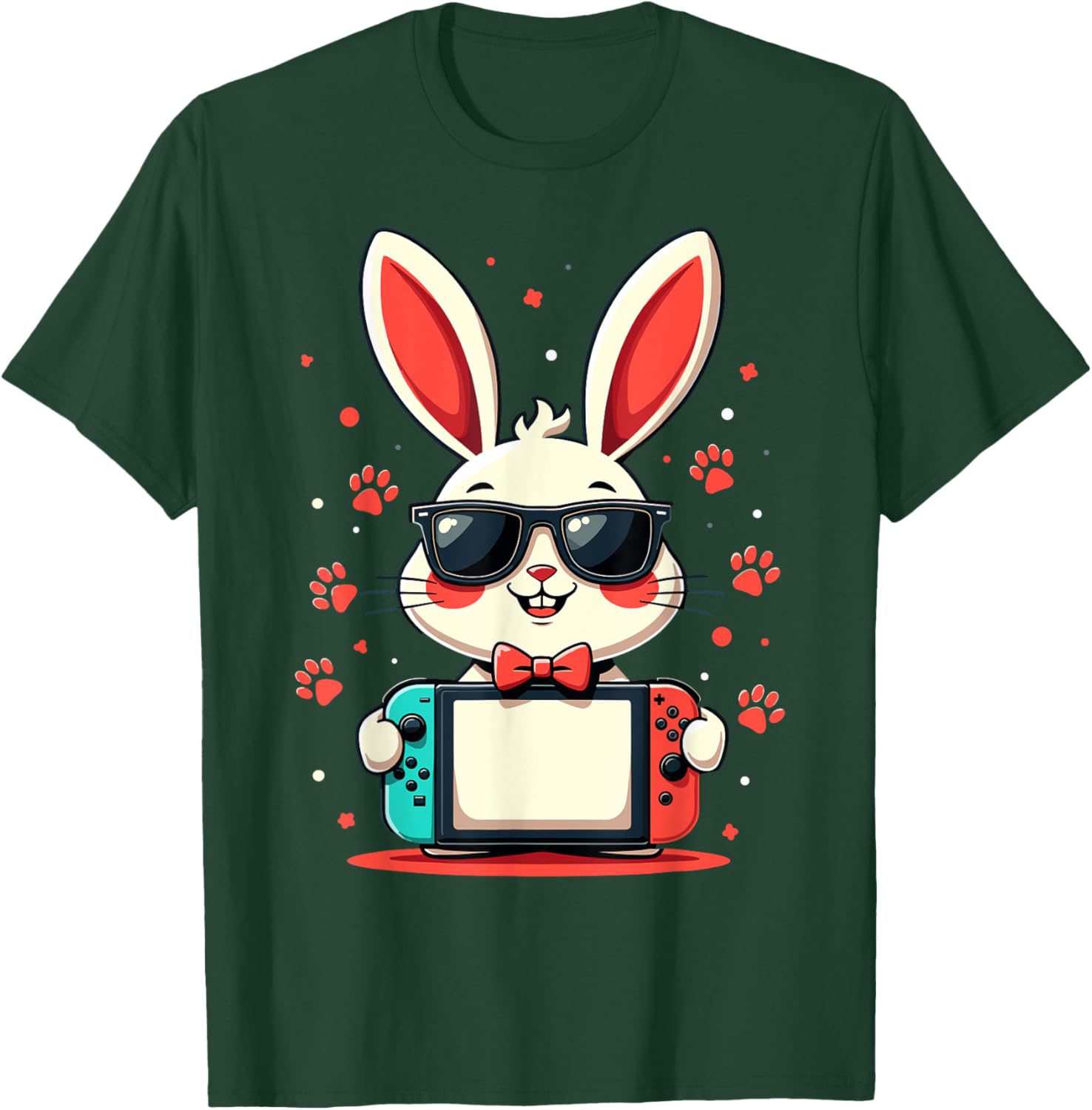 Cute Bunny Gaming Controller T-Shirt for Easter Gamer Boys Gifts - 27