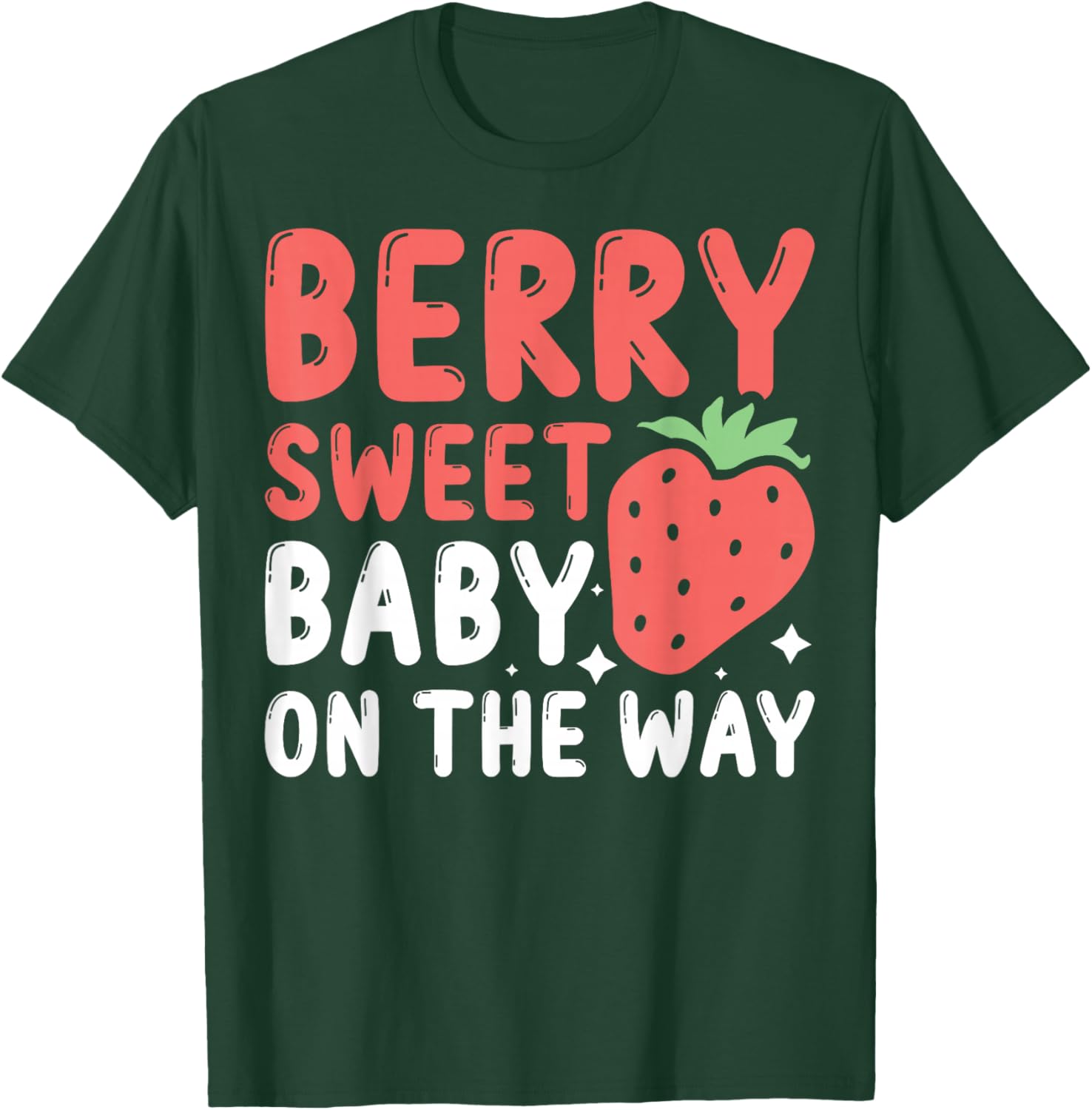 Berry Sweet Baby On The Way T-Shirt for Expecting Moms and Dads - 8