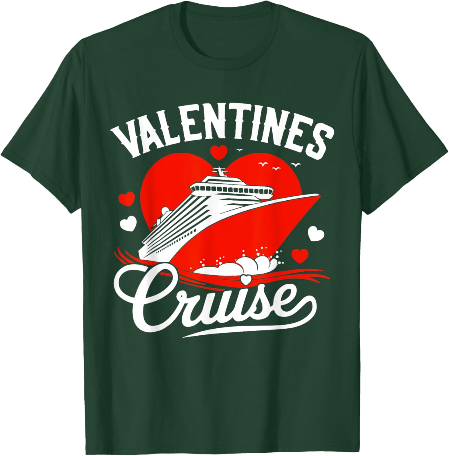 Valentine's Day Cruise Matching Couple T-Shirts for Sweet Vacation Fun - 15