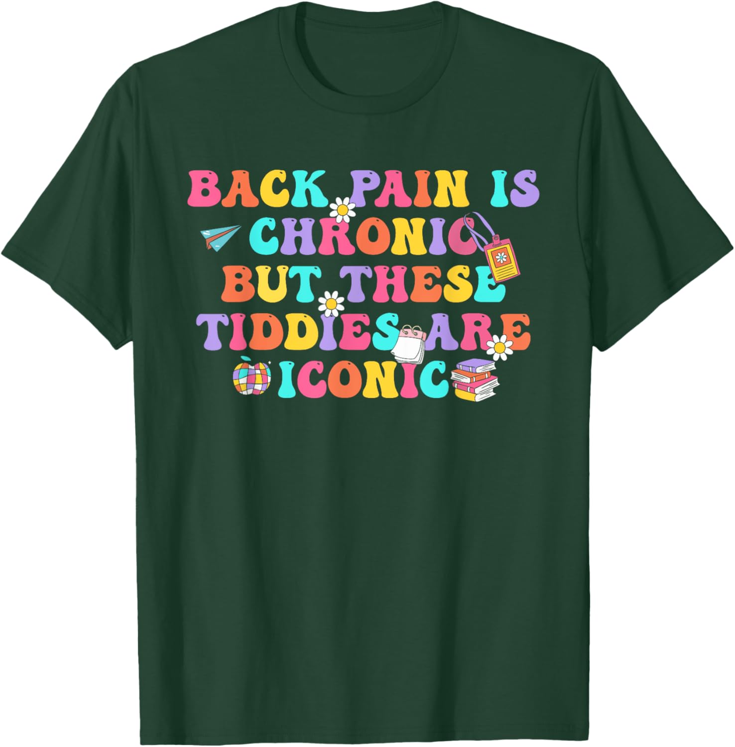 Chronic Back Pain Iconic Women Men T-Shirt for Comfort and Style - 13