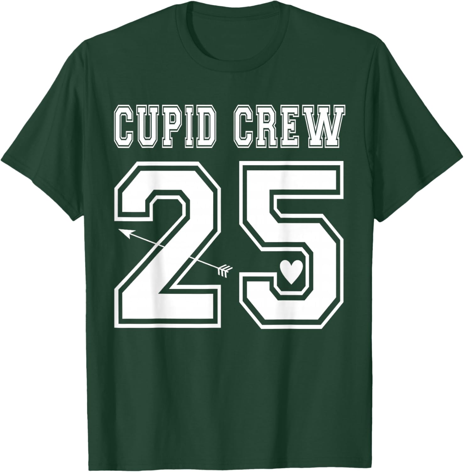 Cupid Crew 2025 Valentine's Day Love Sports Jersey Style T-Shirt - 8