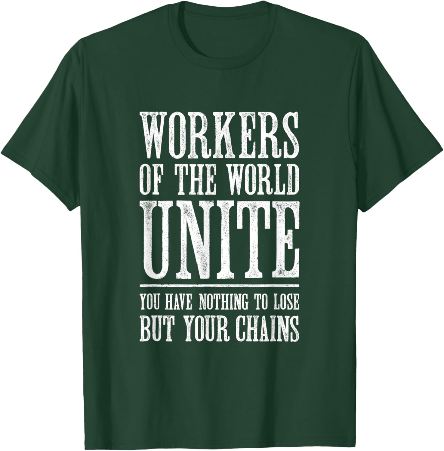 Workers of the World Unite T-Shirt for Stylish Activists and Allies - 3