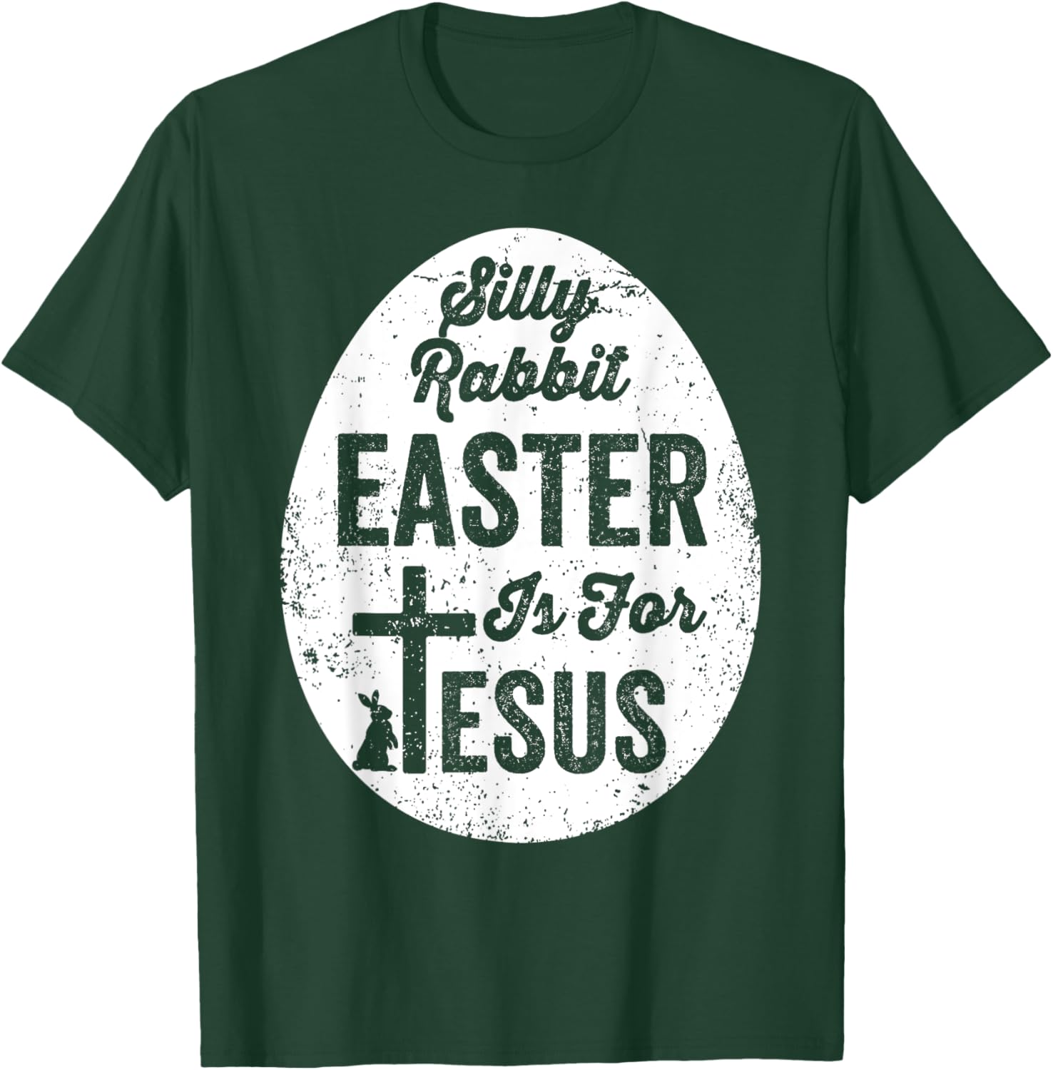 Silly Rabbit Easter is for Jesus Christian T-Shirt for Fun Celebrations - 6