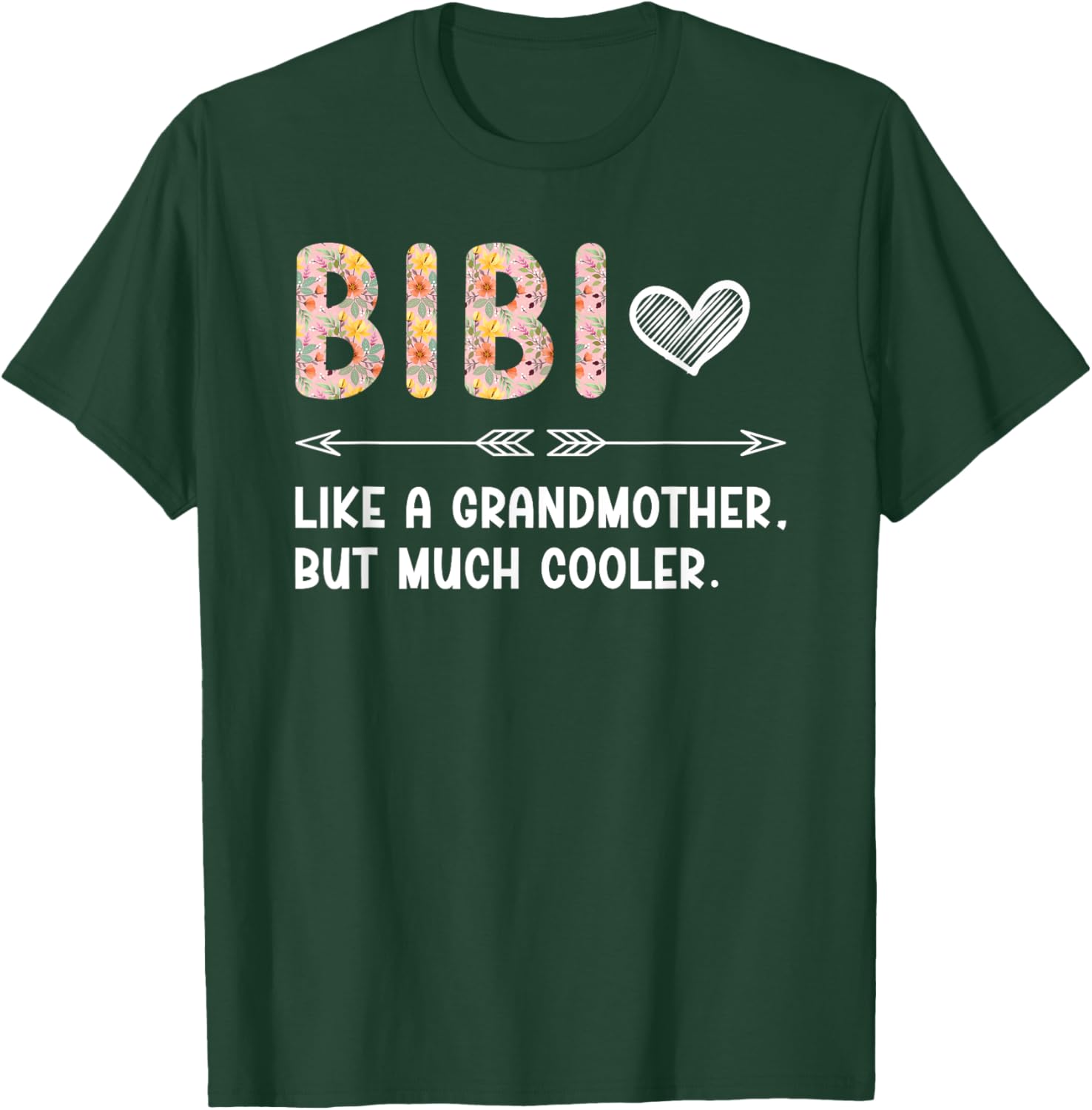 Bibi Definition T-Shirt for Grandma - Fun Gift for Grandmothers - 9