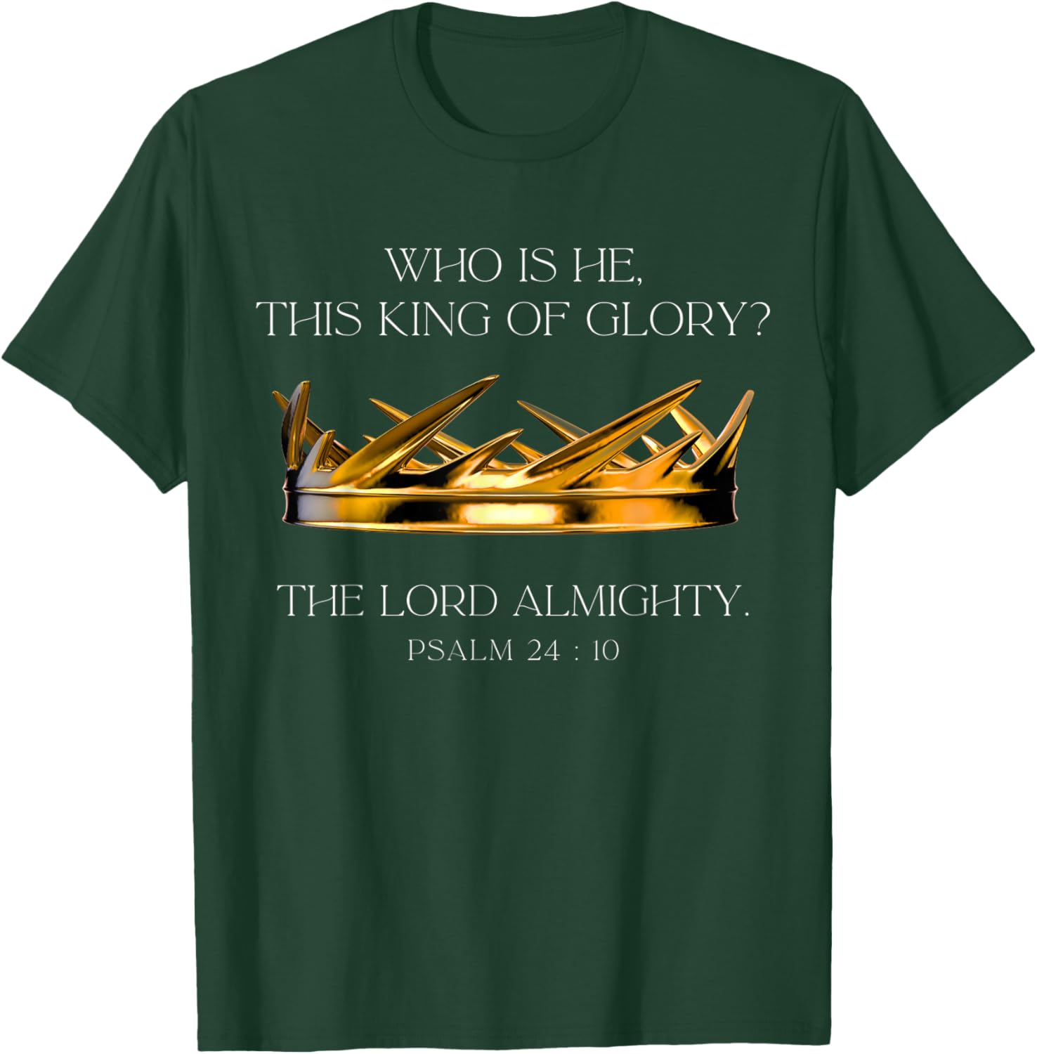 Who Is He This King Of Glory T-Shirt for Faith and Inspiration Fans - 7