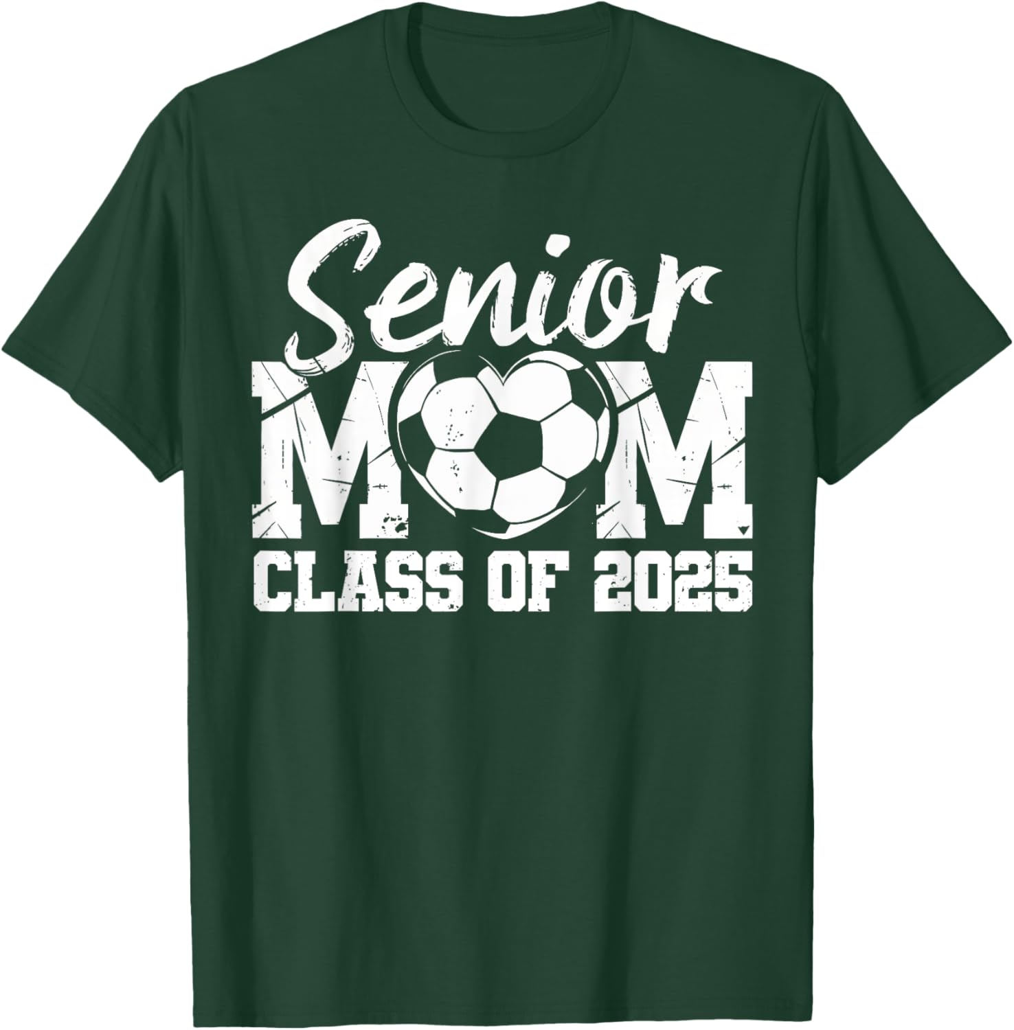 Soccer Mom Class of 2025 Graduate T-Shirt for Proud Senior Mamas - 22
