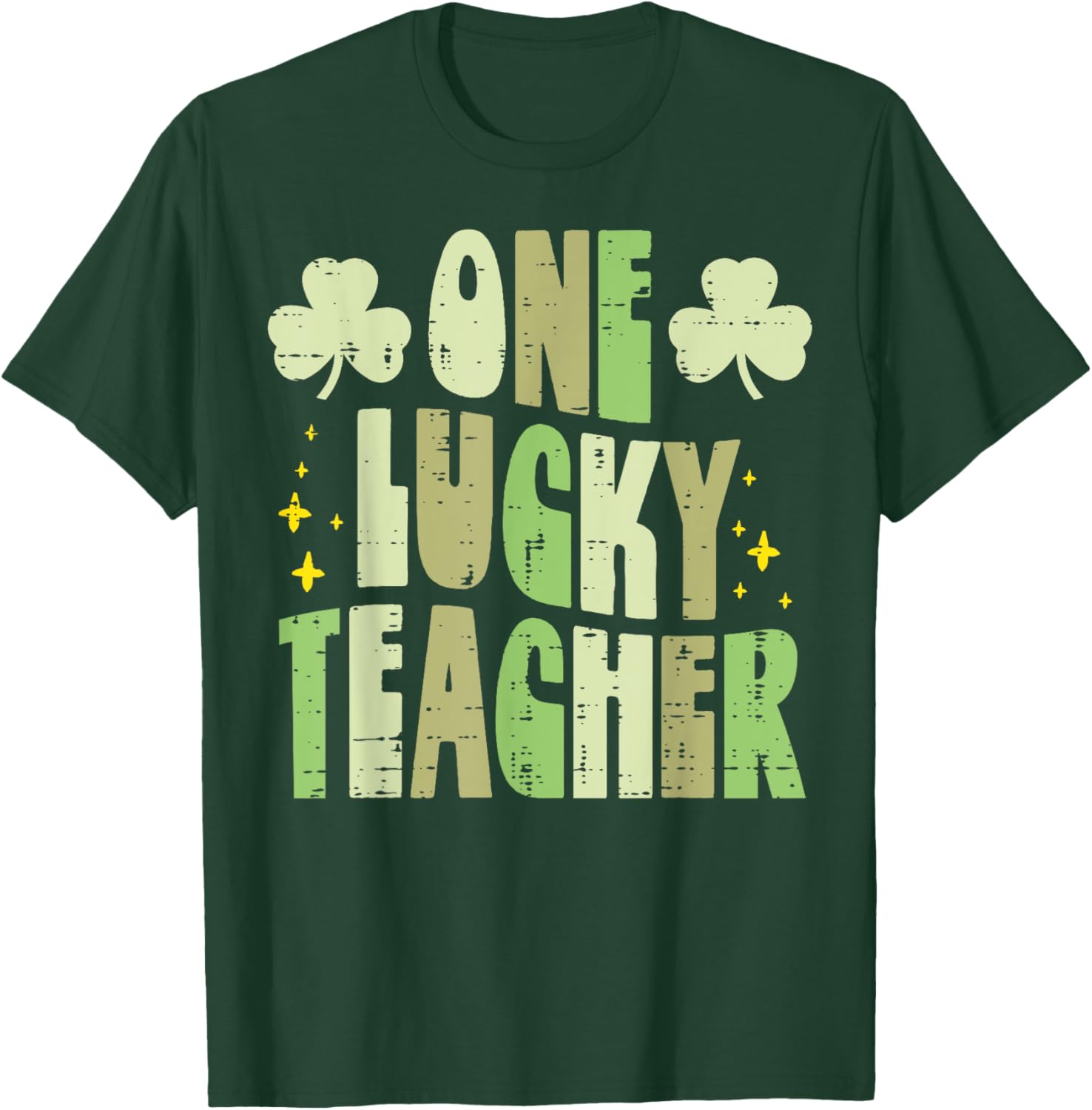 St Patricks Day One Lucky Teacher T-Shirt for Men and Women - 20