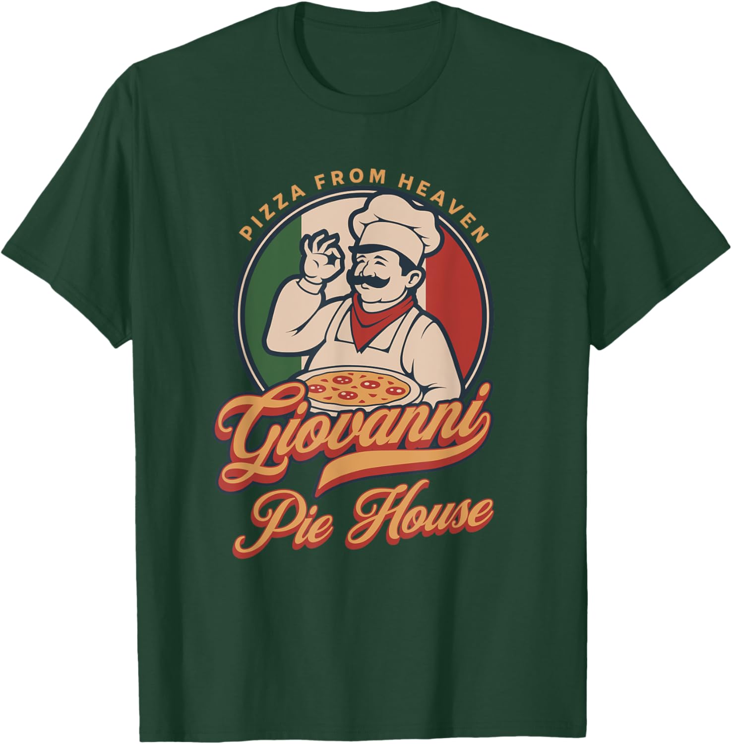 Vintage Pizza Pie T-Shirt for Pizzeria Lovers - Fun and Stylish Apparel - 4