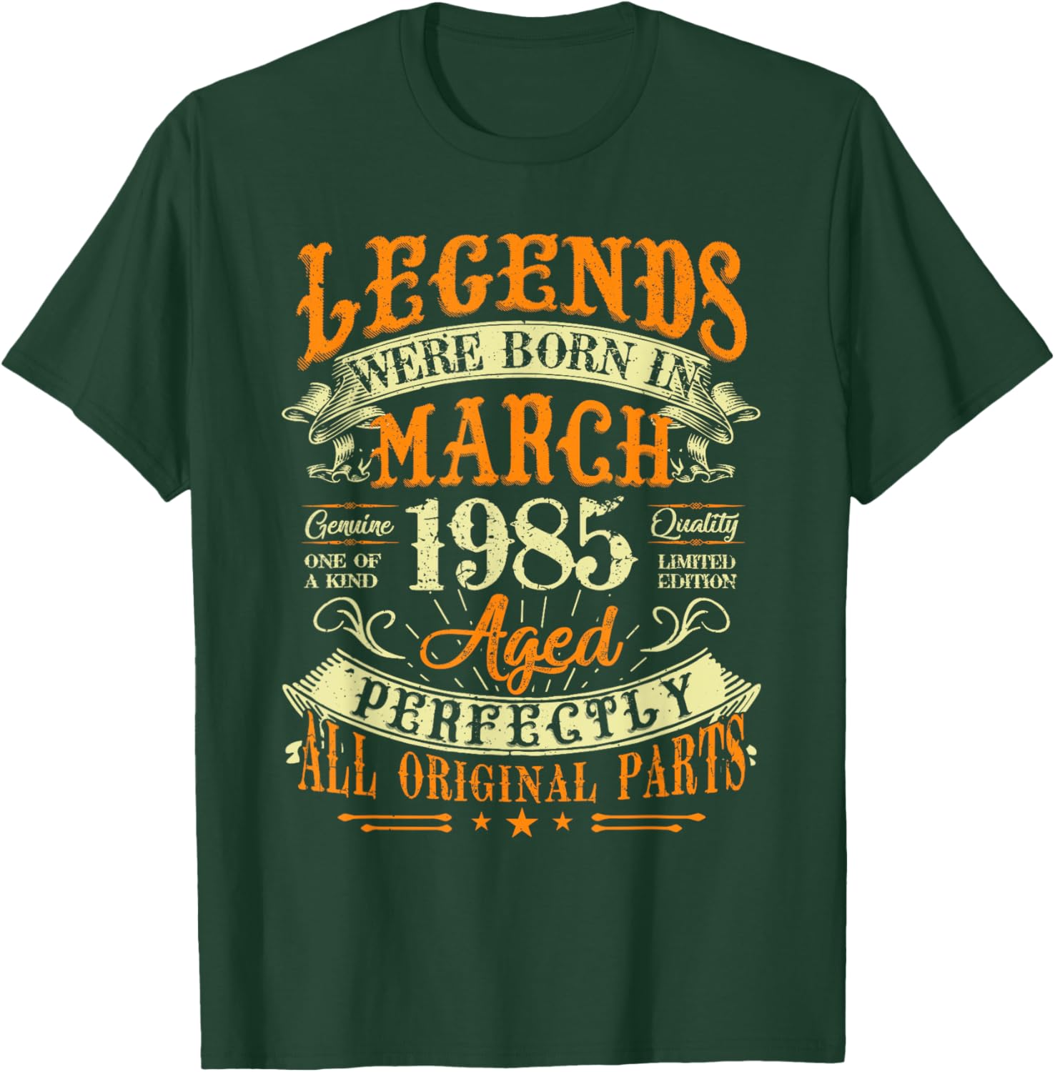 40th Birthday Gift for Legends Born in March 1985 T-Shirt - 14