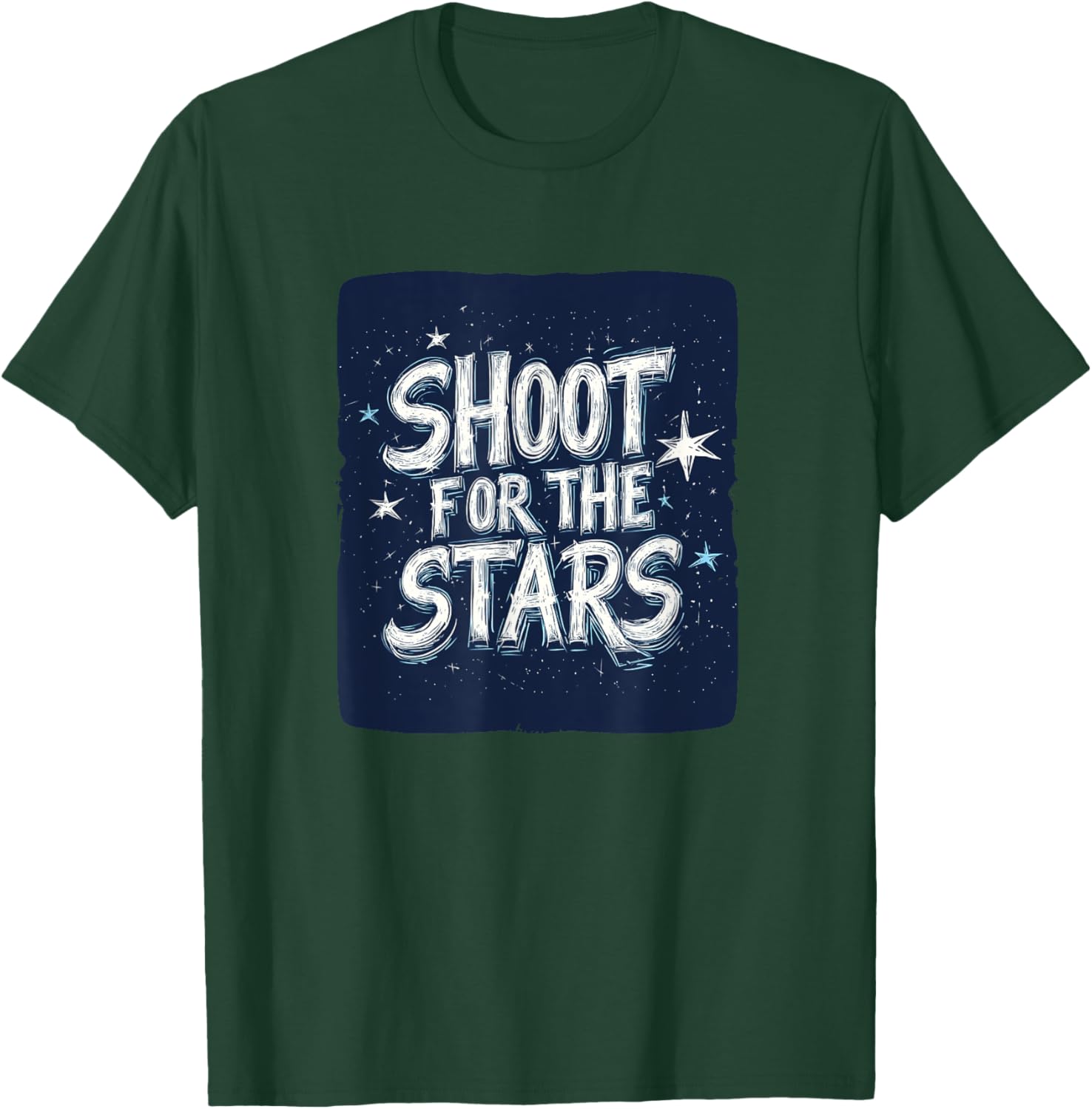 Awesome Shoot for the Stars Statement T-Shirt for Trendy Style - 24
