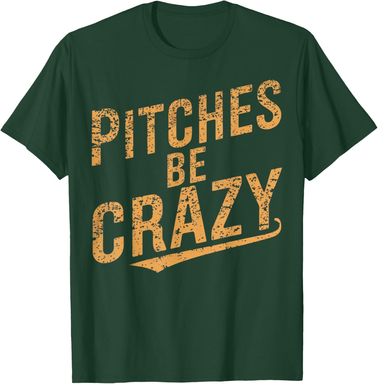 Vintage Pitches Be Crazy Funny Baseball T-Shirt for Baseball Lovers - 17