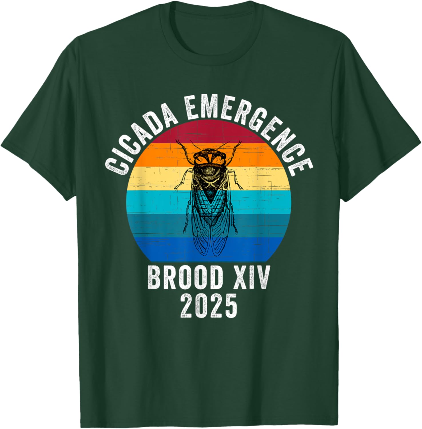 Cicada Emergence Brood XIV 2025 Funny T-Shirt for Nature Lovers - 28