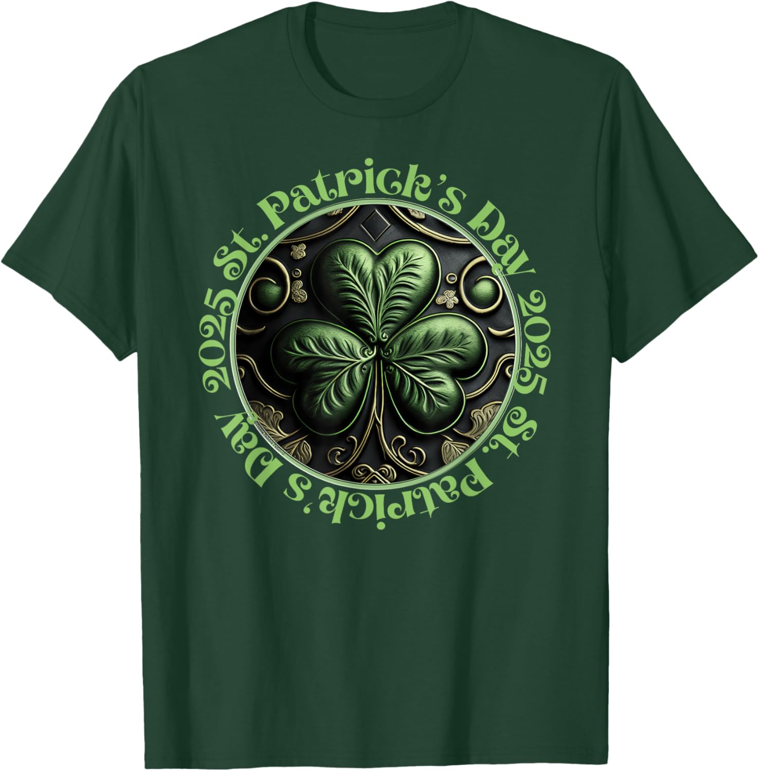 Cool Irish Shamrock St. Patrick's Day 2025 T-Shirt for Festive Fun - 4