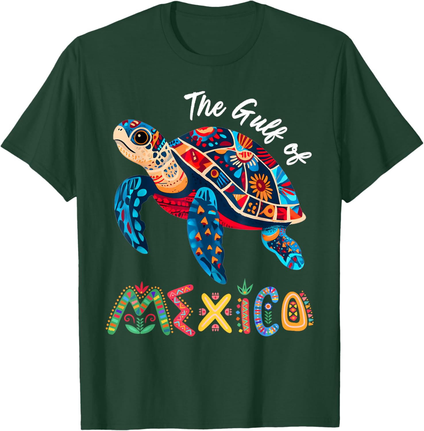 Sea Turtle Gulf of Mexico Forever T-Shirt for Ocean Lovers - 9