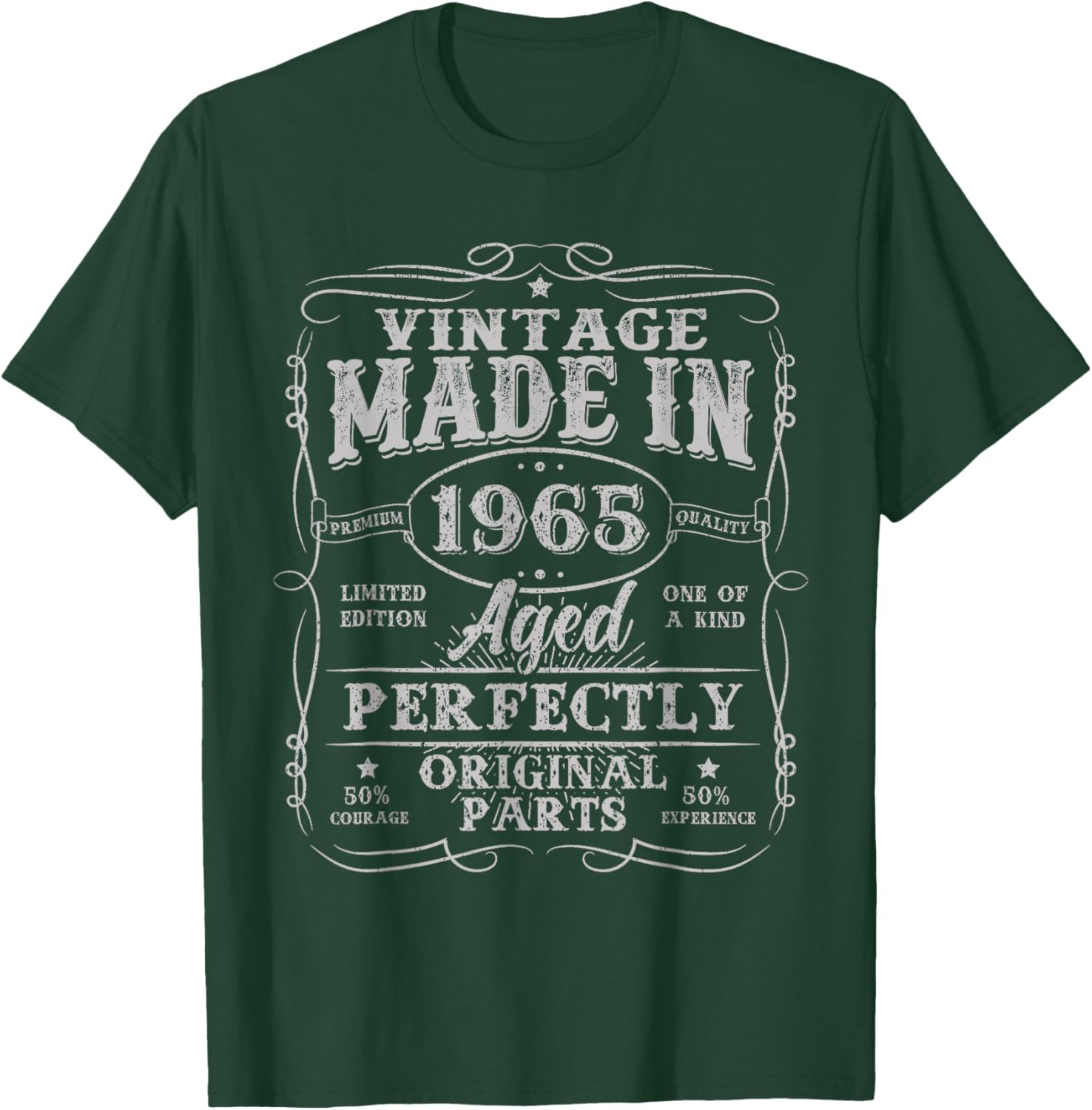 60 Years Old Vintage 1965 Birthday T-Shirt for Men Classic Style - 4