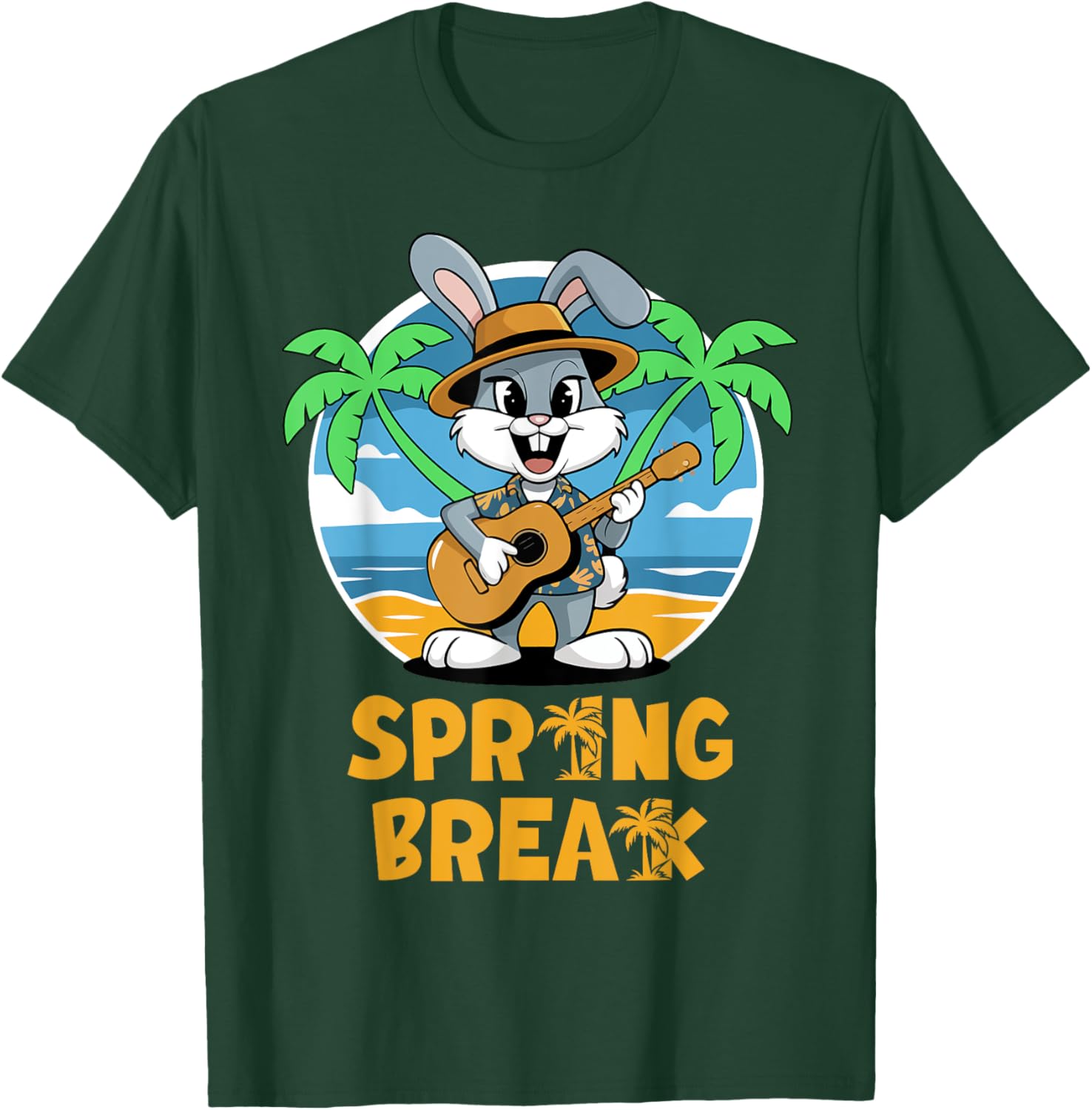 2025 Spring Break Graphic T-Shirt for Kids - Colorful Beach Wear Fun - 17