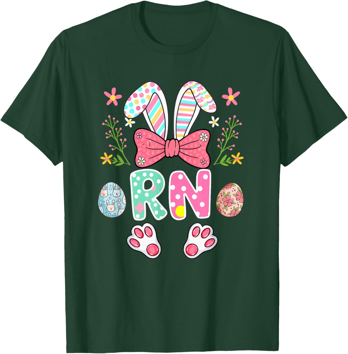 RN Job Easter Bunny Women's Costume T-Shirt for Egg Hunting Fun - 7