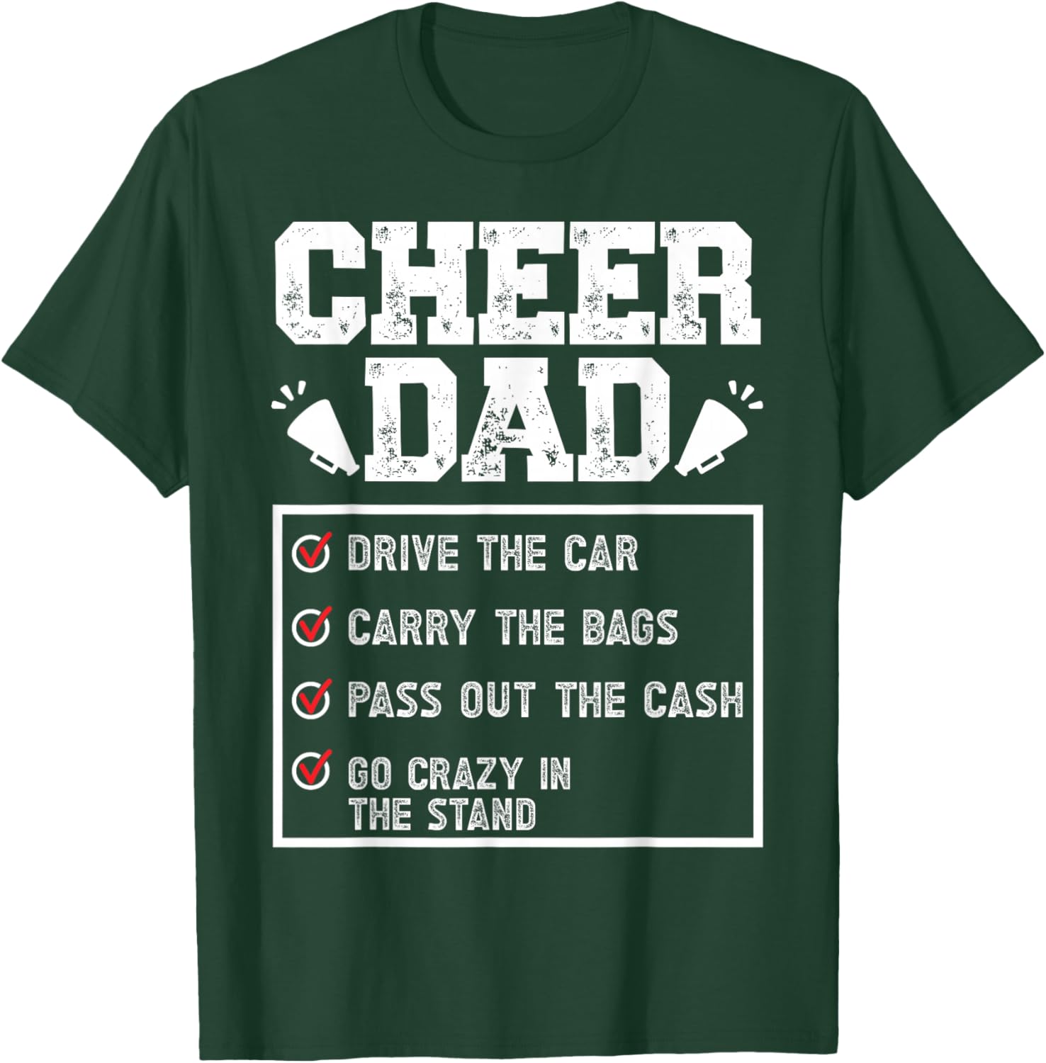 Cheer Dad T-Shirt Perfect Gift for Supportive Fathers in Style - 9
