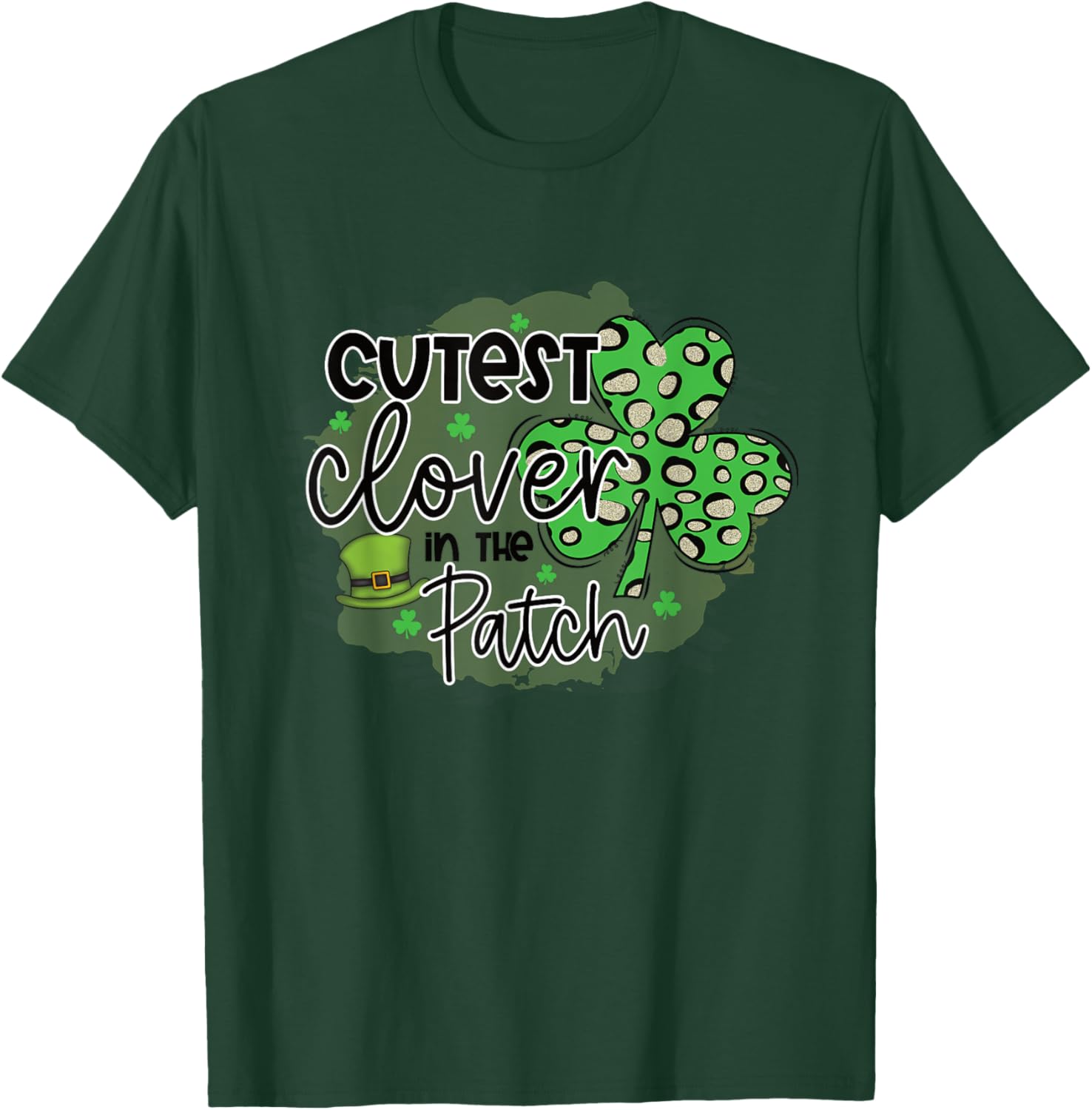 Adorable St. Paddy's Day Clover T-Shirt for Boys and Girls - 1