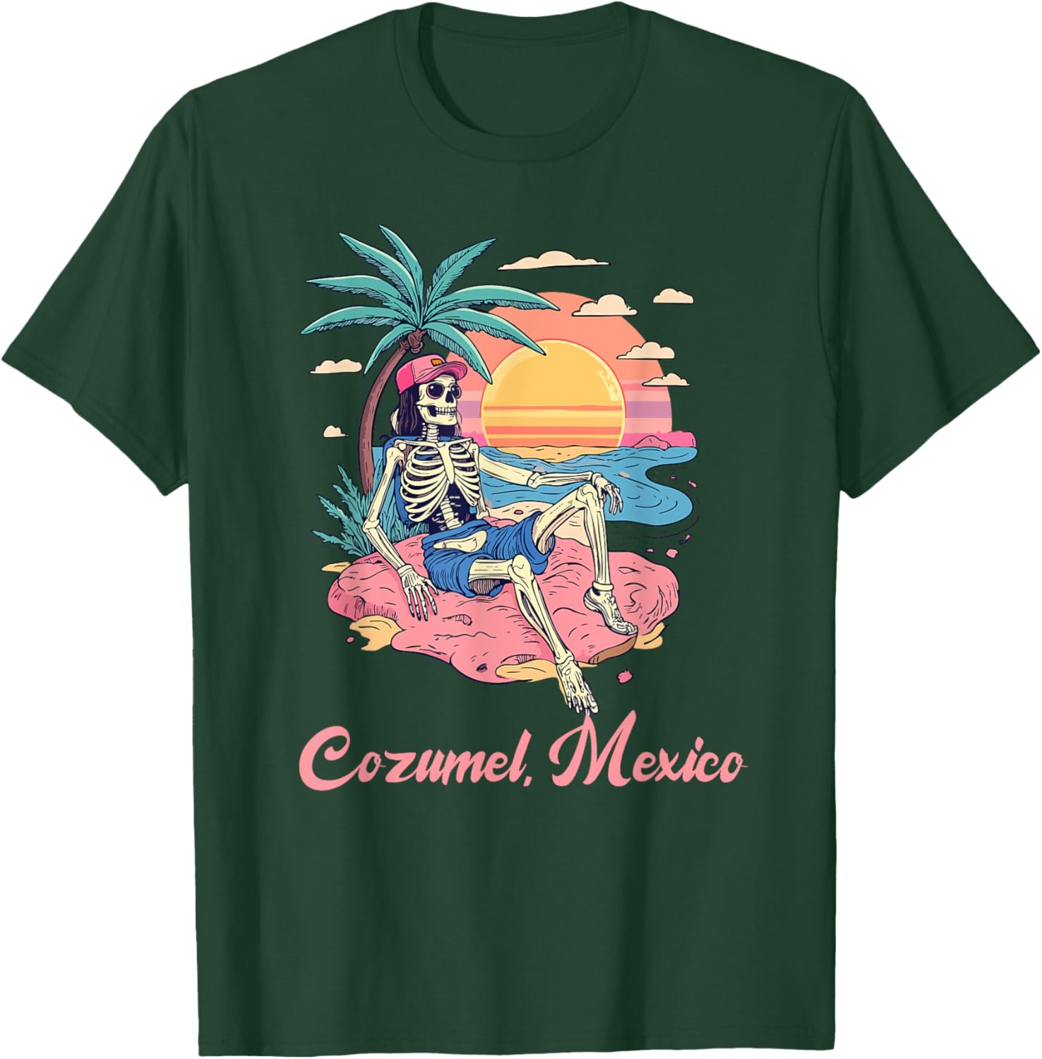 Cozumel Mexico Vacation T-Shirt for Men and Women Souvenir Apparel - 6