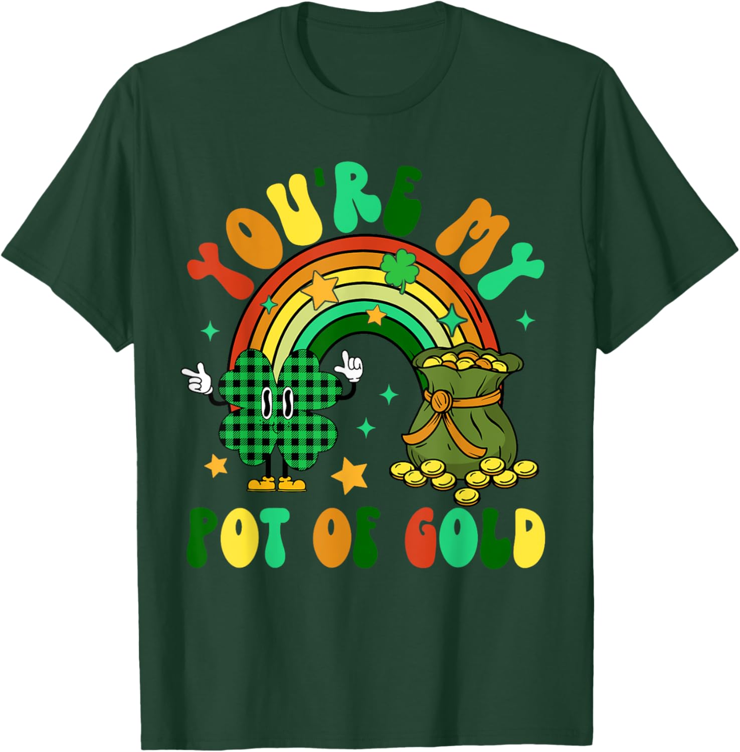 You're My Pot Of Gold Rainbow Shamrock Patrick's Day T-Shirt for Fun Celebrations - 16