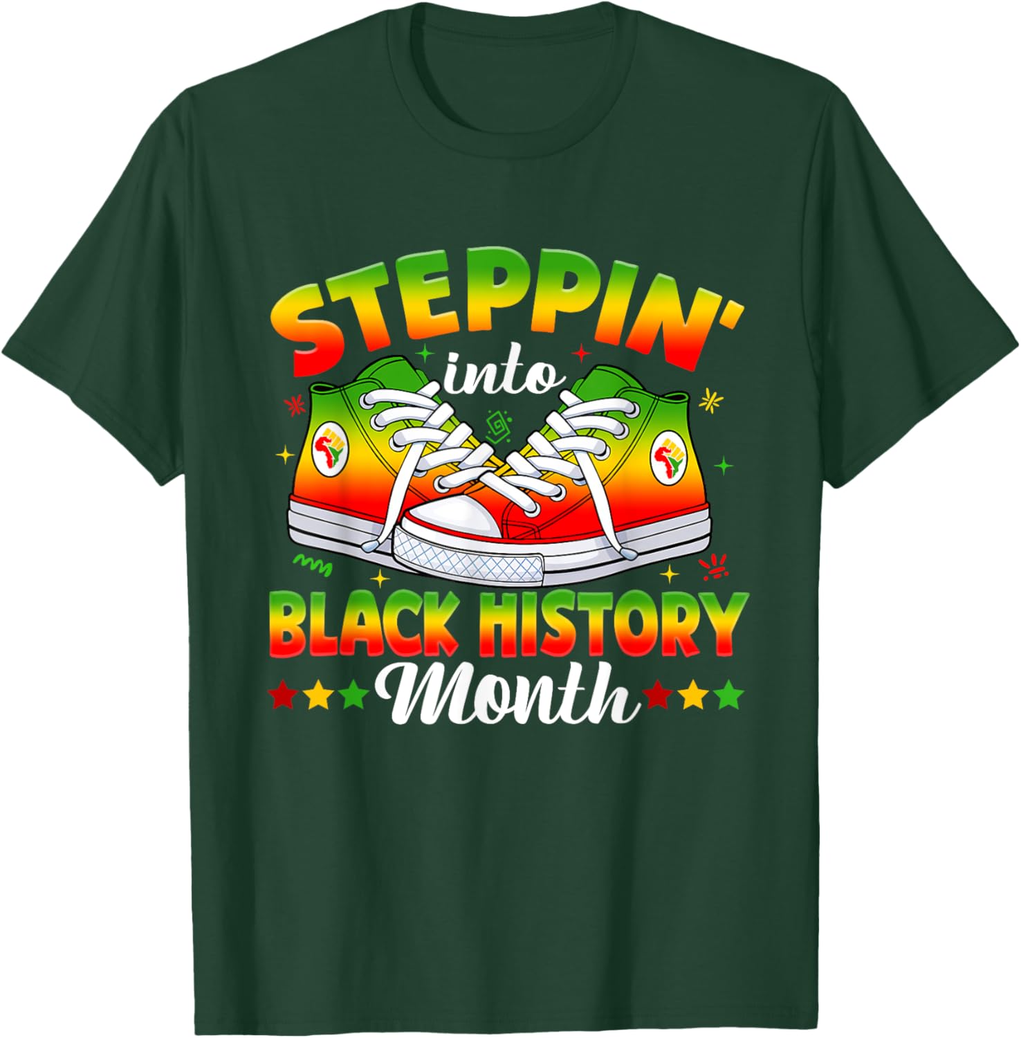 Celebrate Black History Month with Women's African American Pride T-Shirt - 7