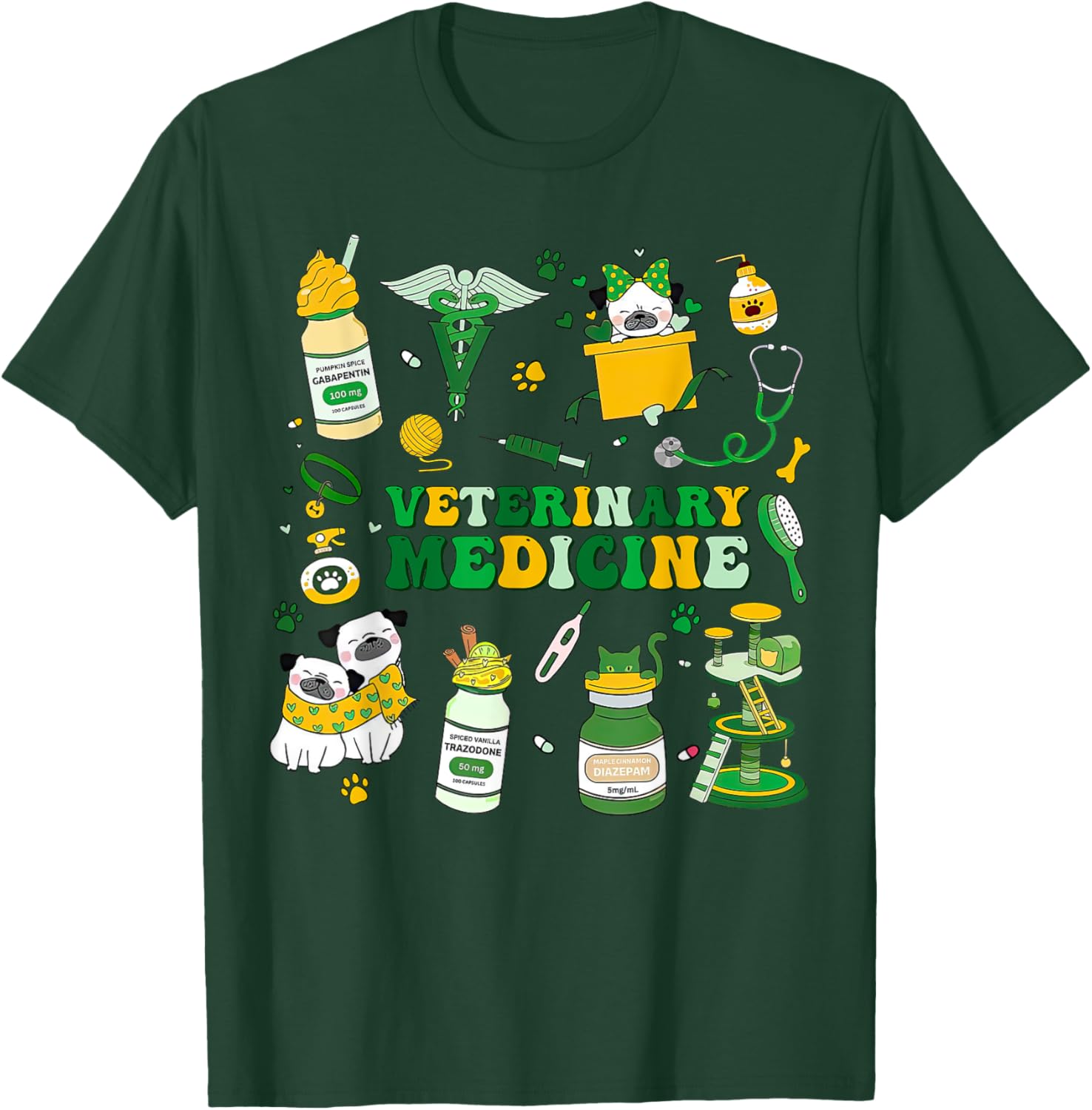 St Patrick's Day Vet Tech T-Shirt for Dog and Cat Lovers - 4