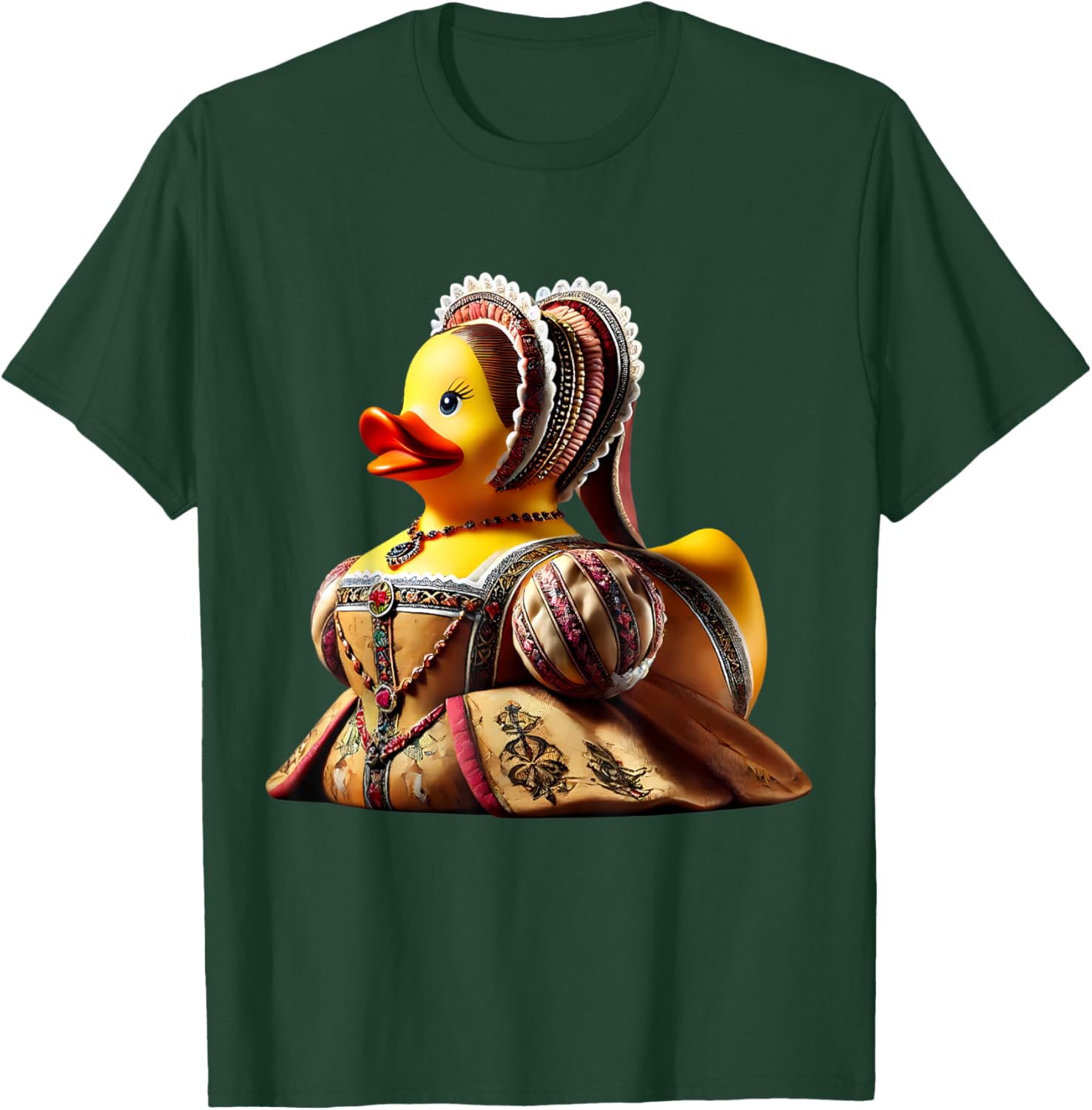 Rubber Duck Anne Boleyn T-Shirt Fun Historical Figure Apparel - 22