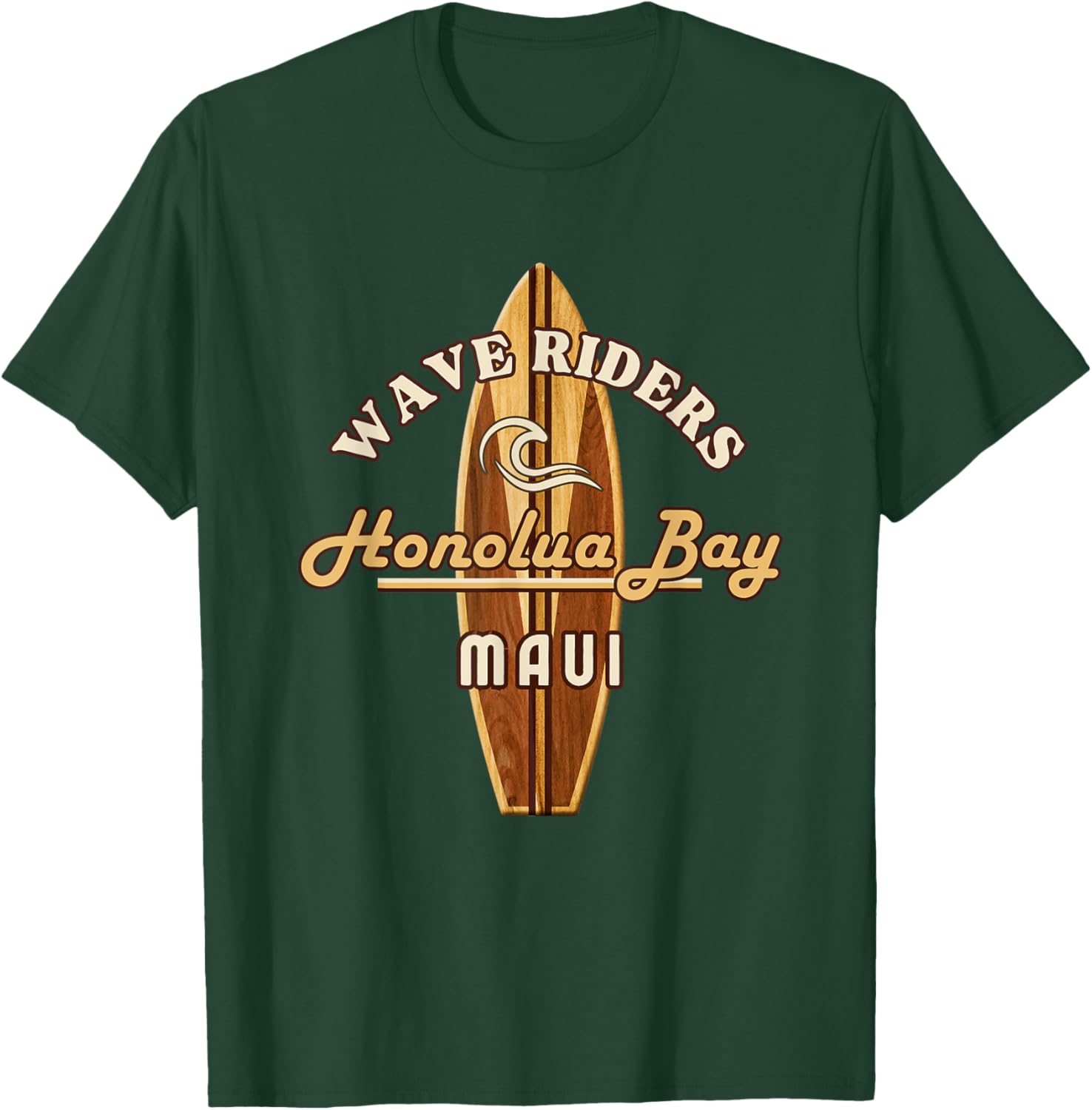 Surf Honolua Bay Maui Vacation T-Shirt for Surf Lovers and Beach Fun - 11