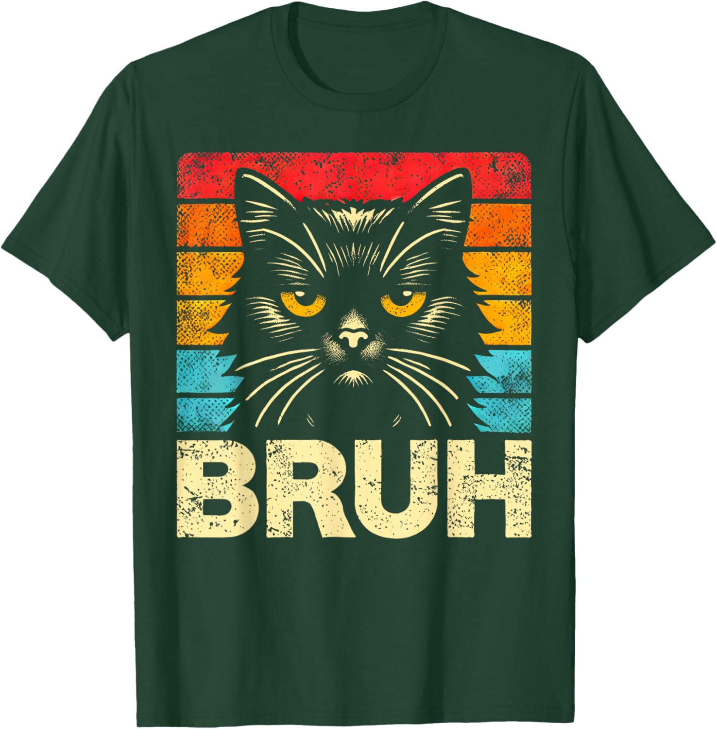 Funny Cat Bruh Meme T-Shirt for Boys, Girls, Kids, and Adults - 11