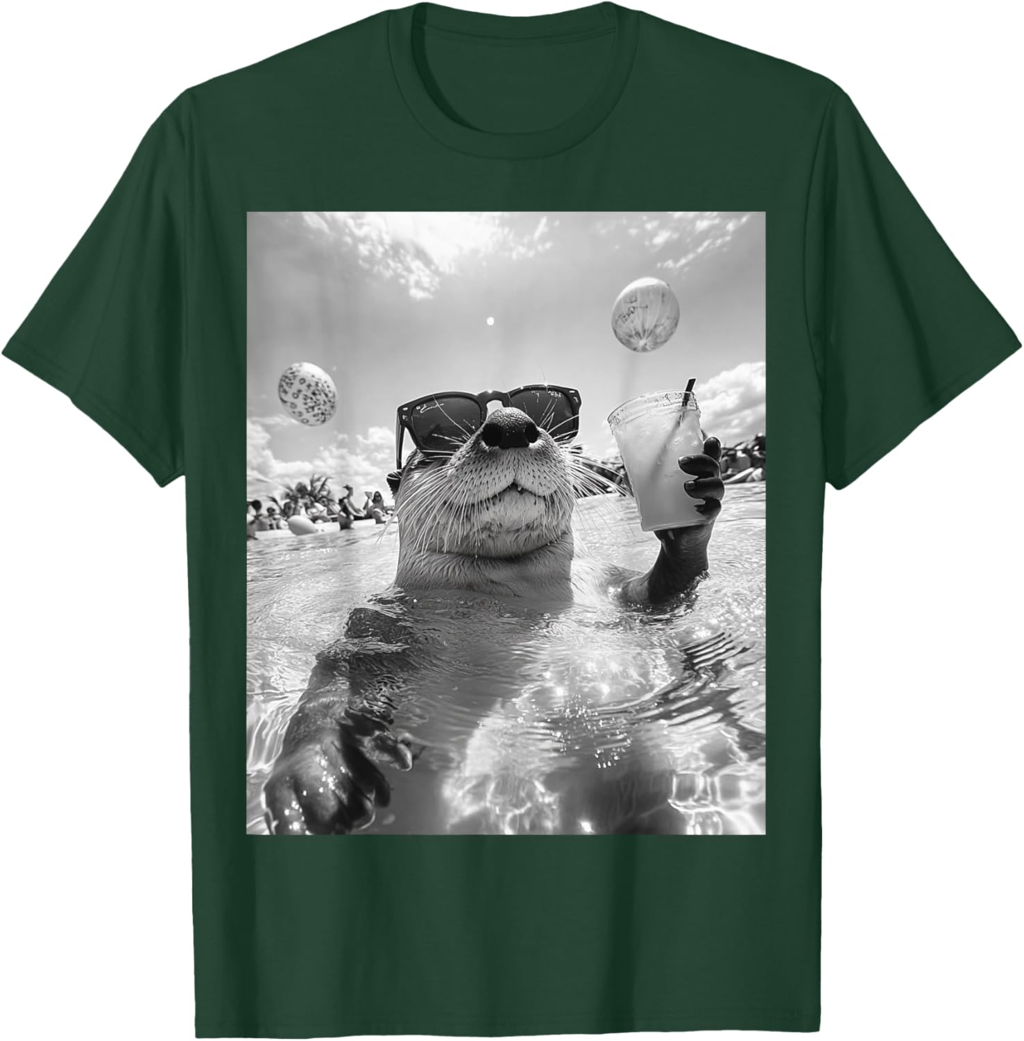 Cool Otter Selfie T-Shirt for Fun and Stylish Casual Wear - 3