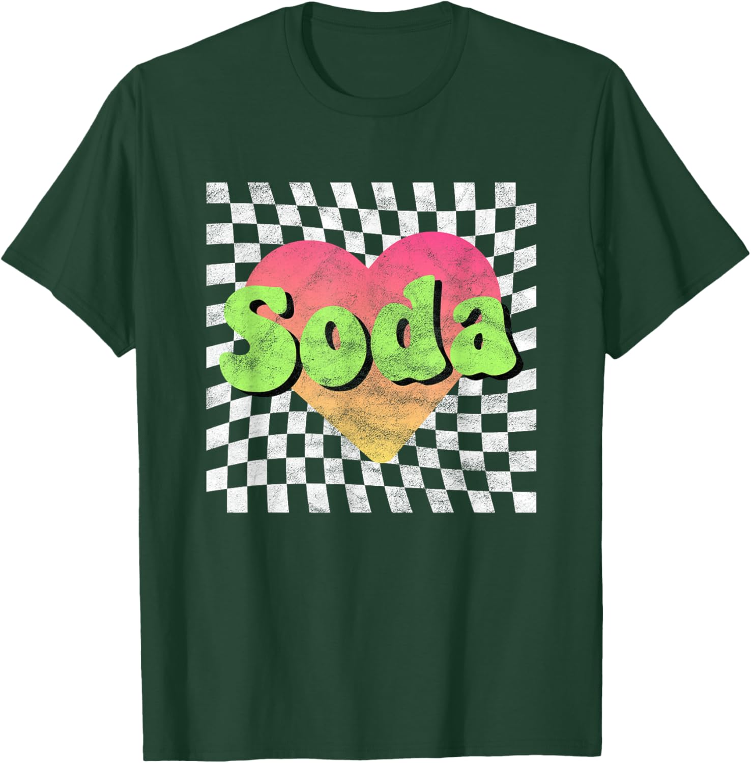 Soda Lover Heart Vintage Retro T-Shirt for Fun and Stylish Outfits - 22