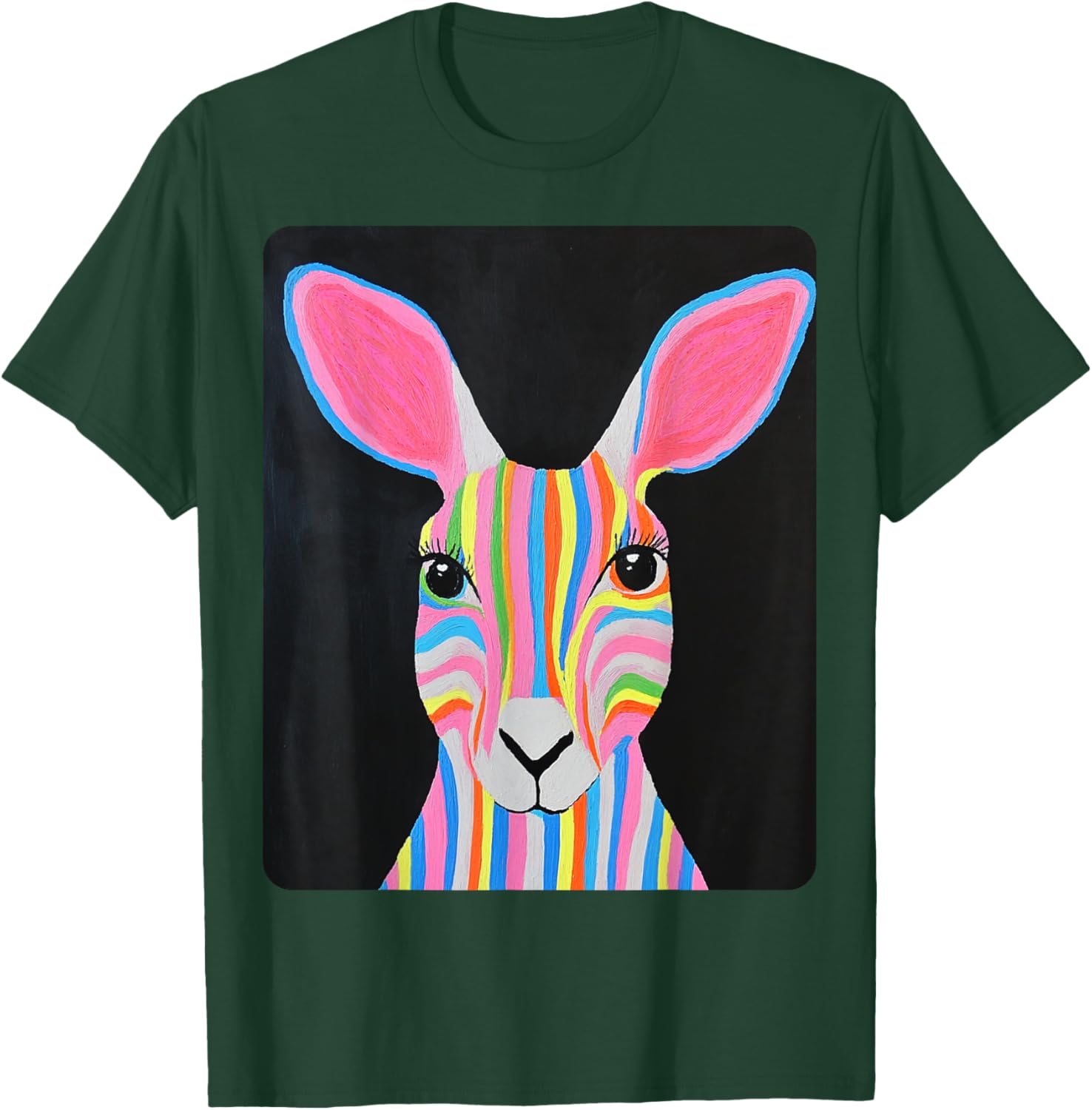 Vibrant Kangaroo Graphic T-Shirt for Style Lovers and Animal Fans - 10