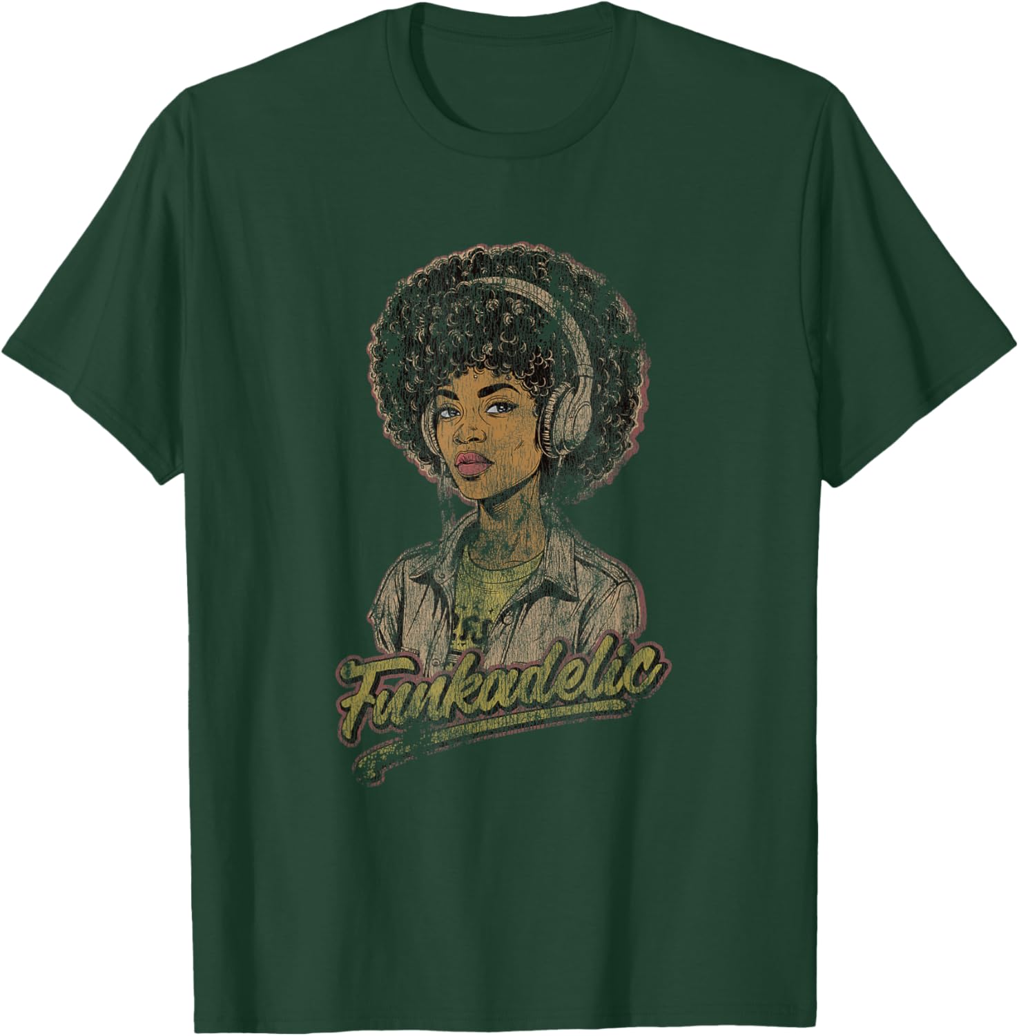 70s Funk Afro Women Soul Retro Vintage Graphic T-Shirt for Cool Style - 8