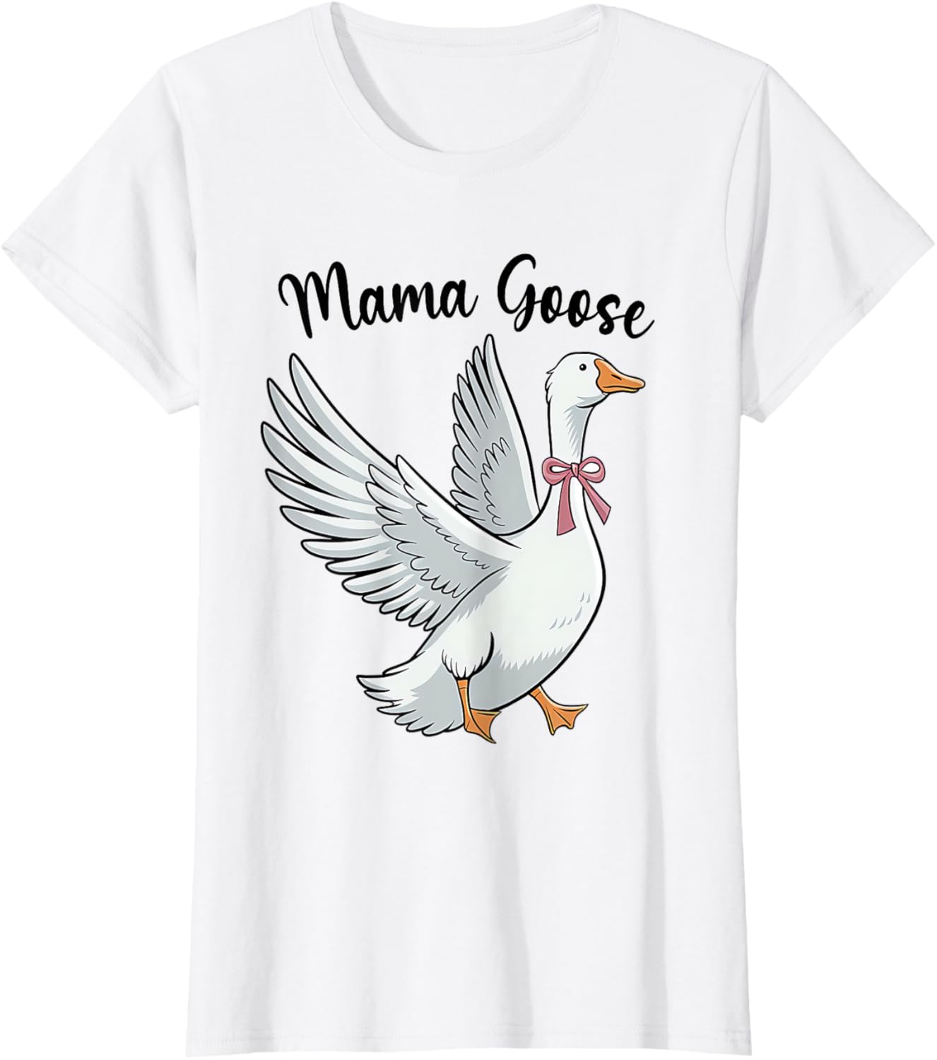 Funny Mama Goose T-Shirt for Moms - Silly Mothers Day Humor Gift - 14