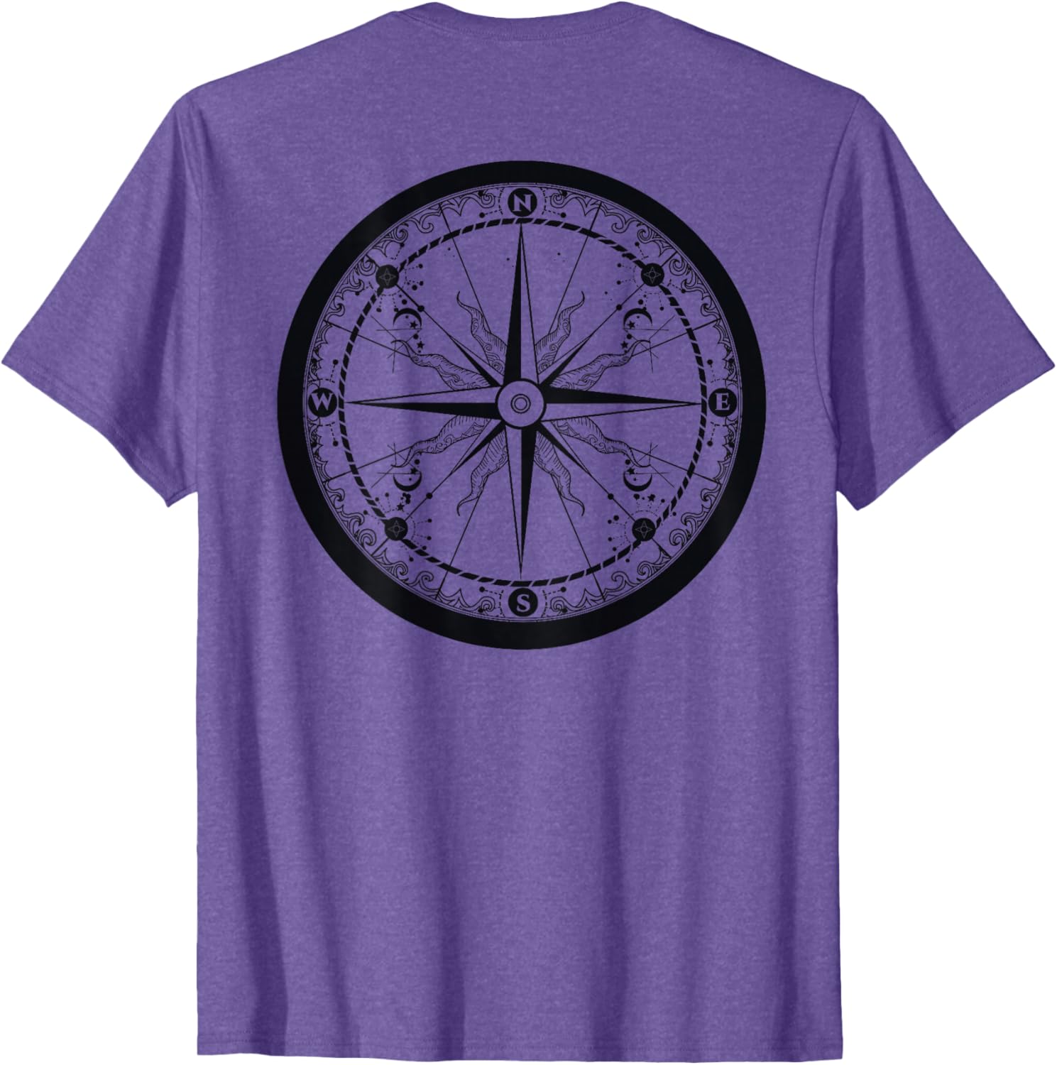 Beautiful Compass Sailing and Hiking Adventure T-Shirt for Travelers - 1