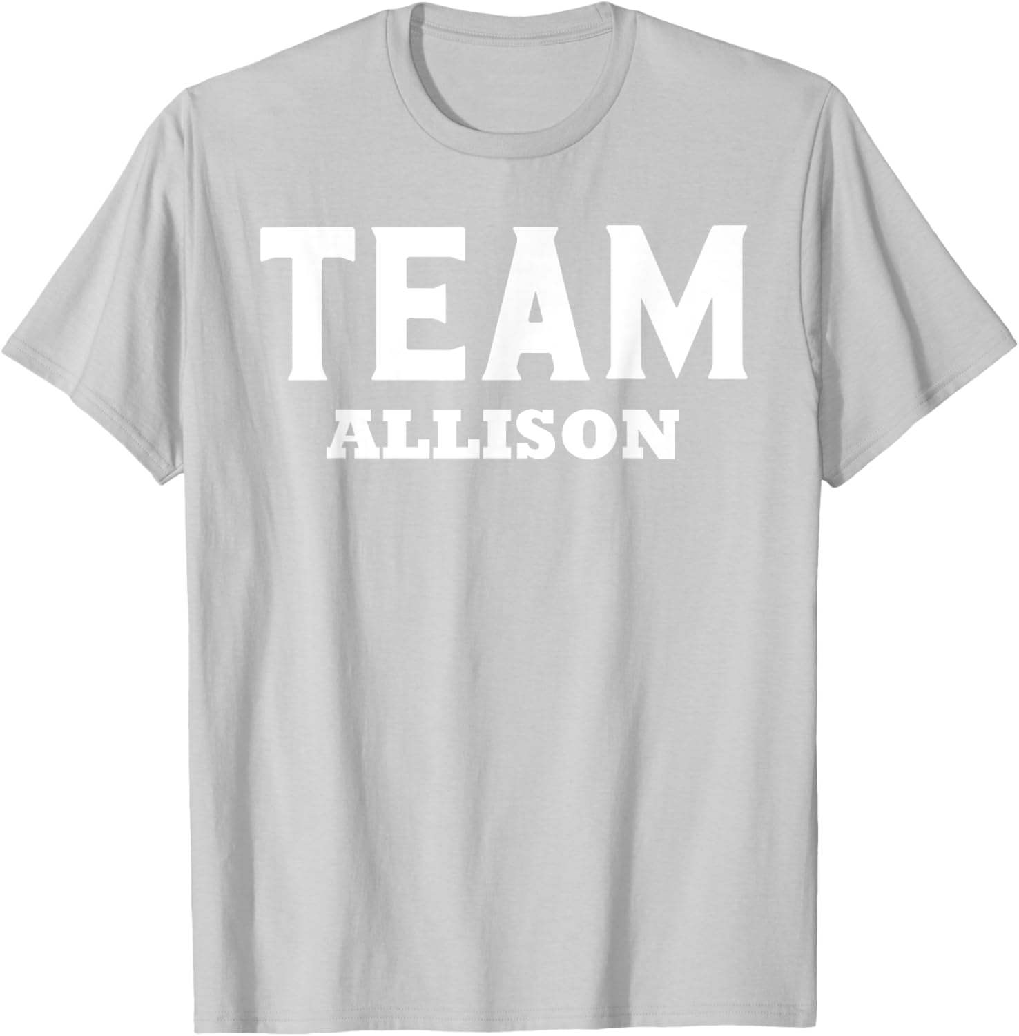 Team ALLISON T-Shirt Personalized Name Support for Fans and Friends - 28