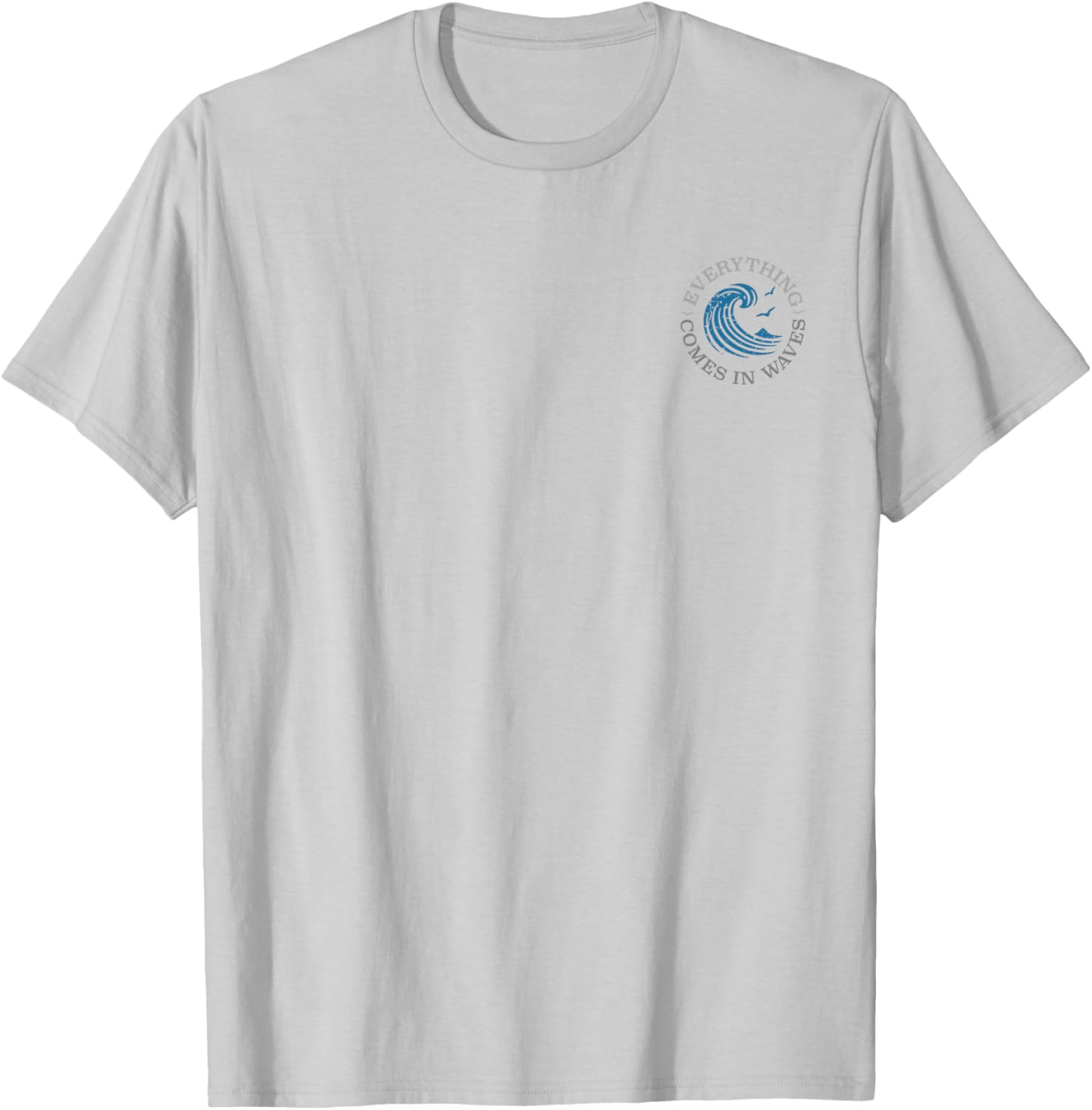 Chasing Suns Women's Surf Tee - Everything Comes in Waves T-Shirt - 13