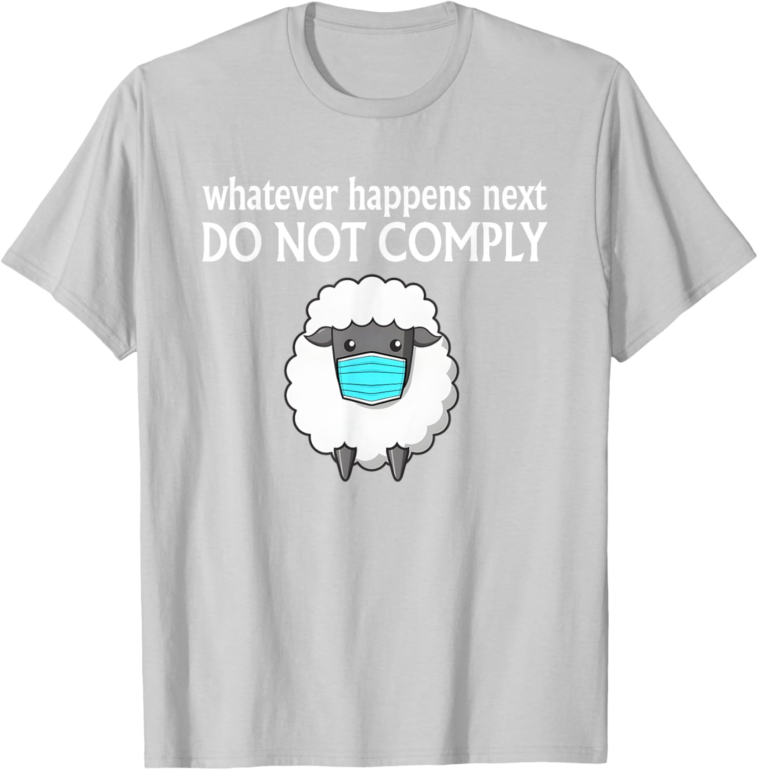 Sheep Mask Do Not Comply T-Shirt for Unique Fashion Lovers - 2