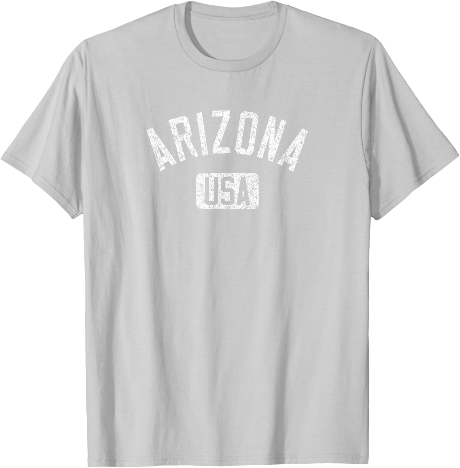 Arizona USA Distressed White Print T-Shirt for Comfortable Casual Style - 16