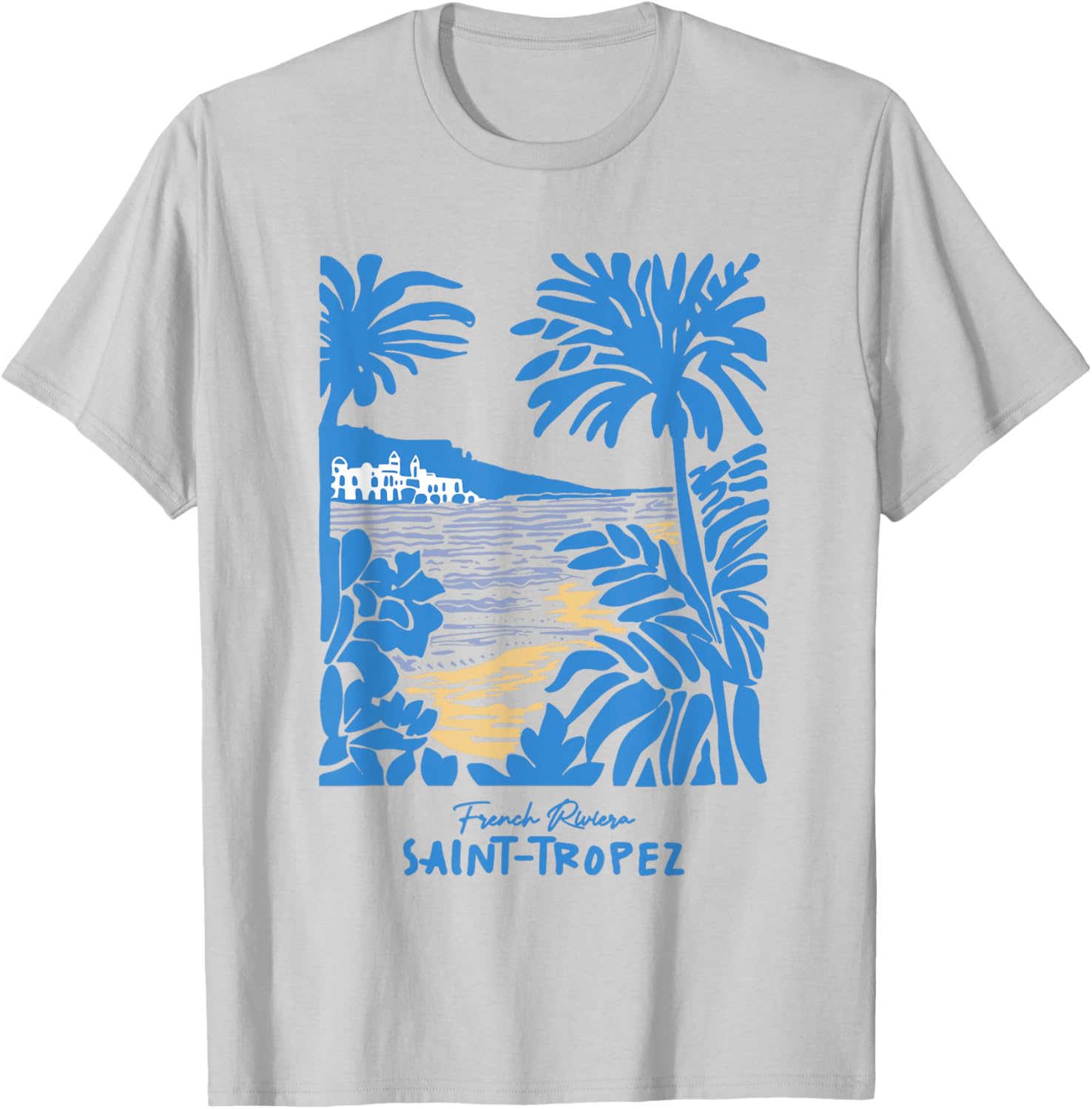 Saint Tropez French Riviera Vacation T-Shirt for Trendy Style Lovers - 15