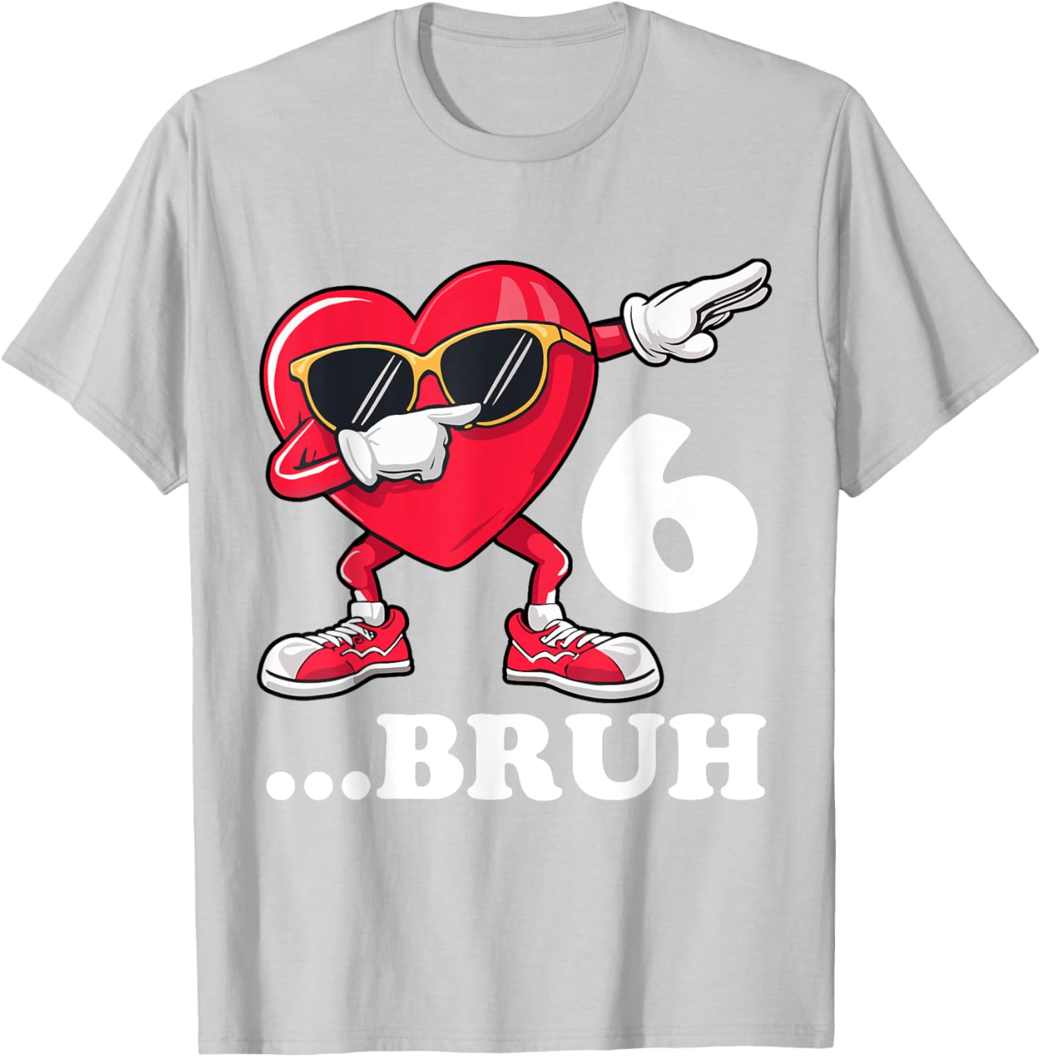 Bruh Dabbing Birthday Boy T-Shirt for 6 Year Old Fun Celebration Gear - 10