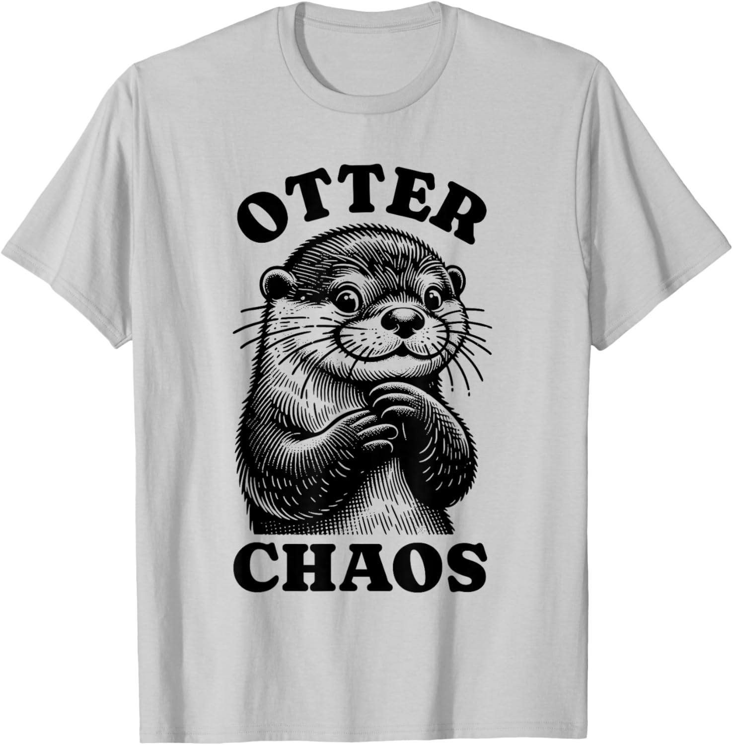 Silly Otter Chaos T-Shirt for Fun-Loving Animal Lovers - 21