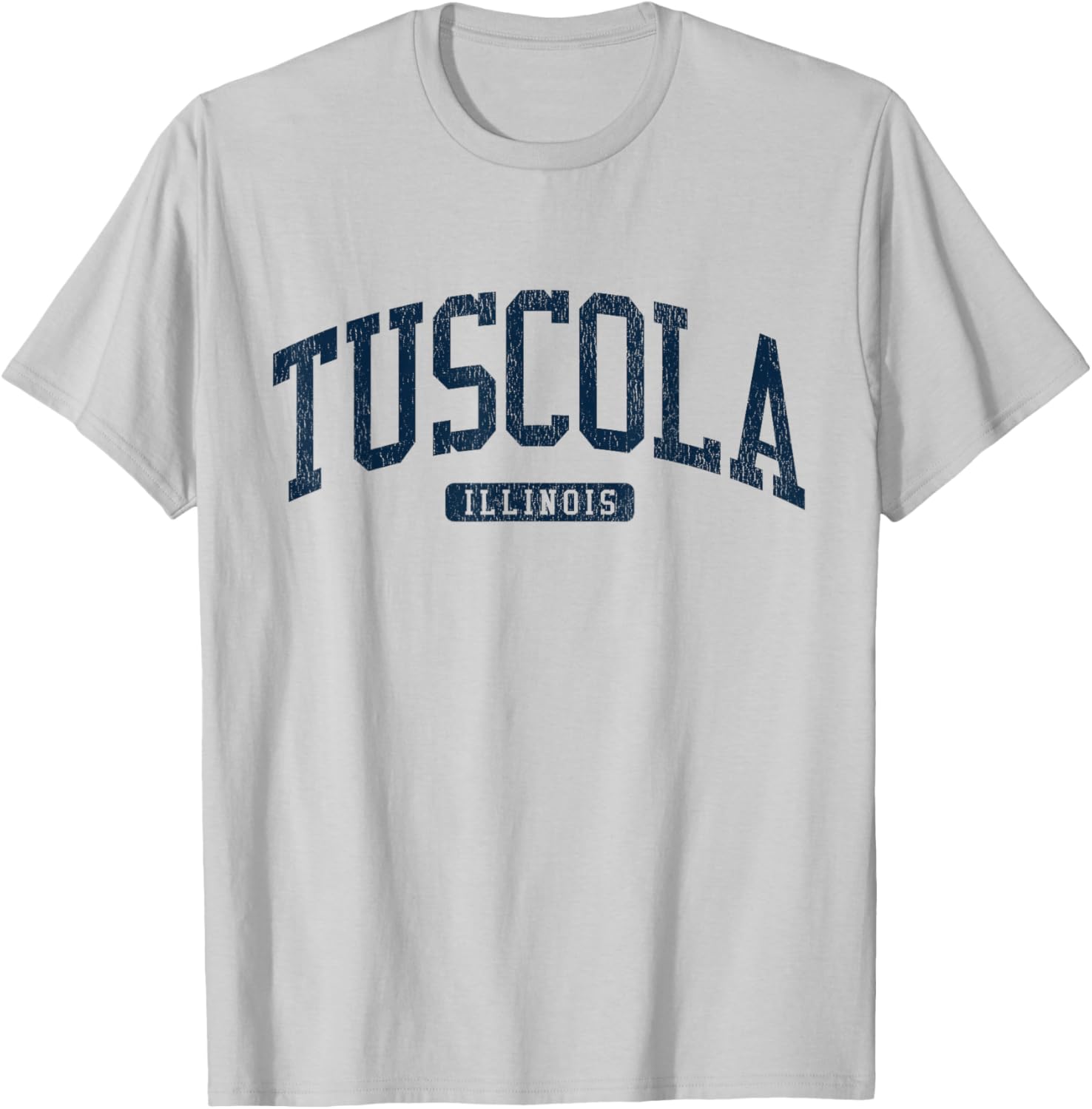 Tuscola Illinois College University Style Blue T-Shirt for Students - 16