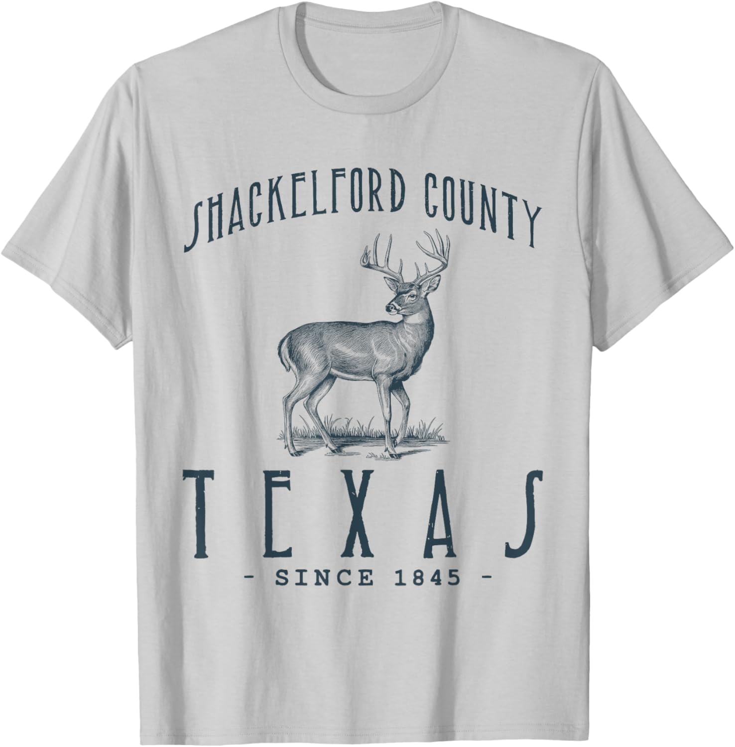 Shackelford County White-Tailed Deer Hunting T-Shirt for Outdoor Lovers - 1